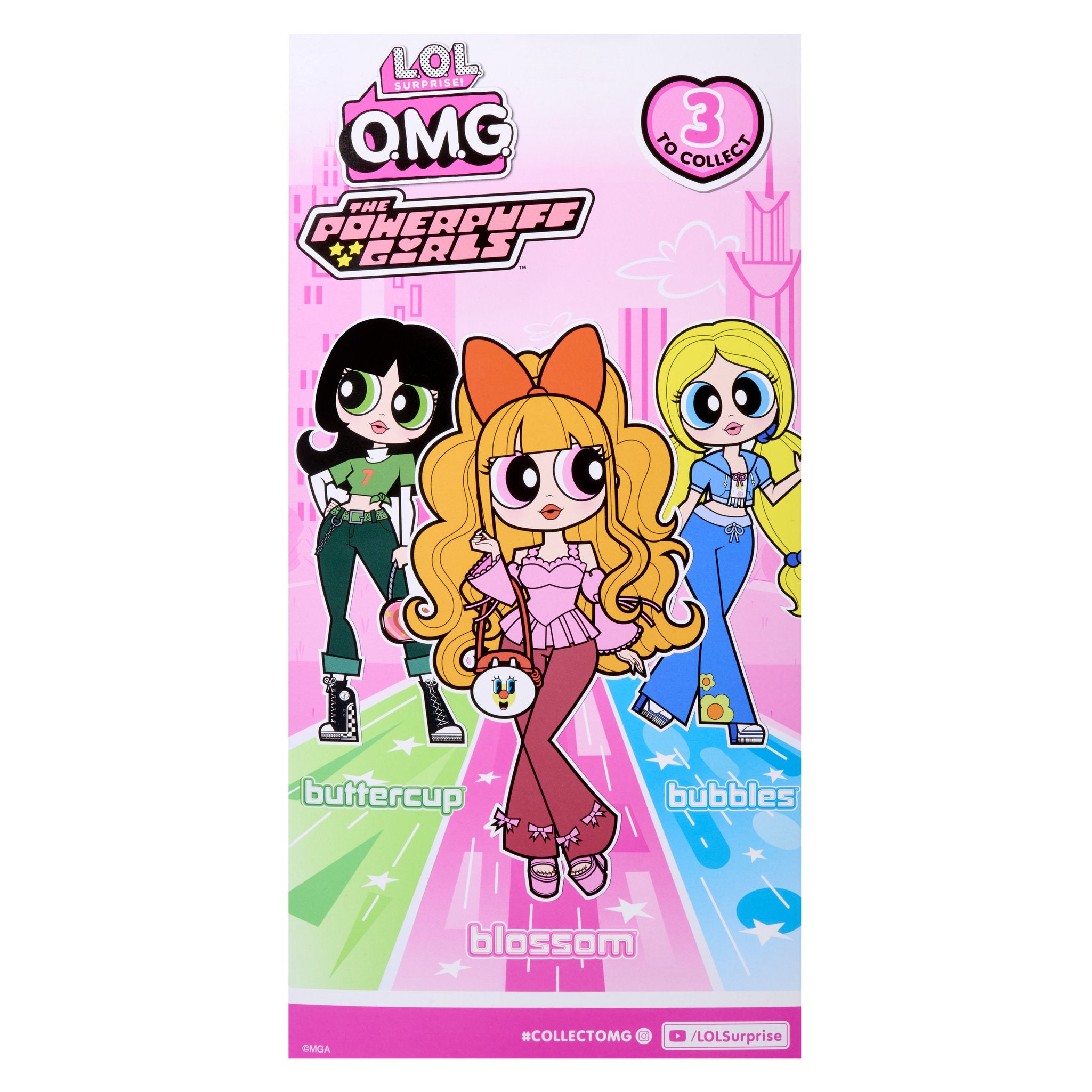 L.O.L Surprise OMG Powerpuff Doll - Blossom