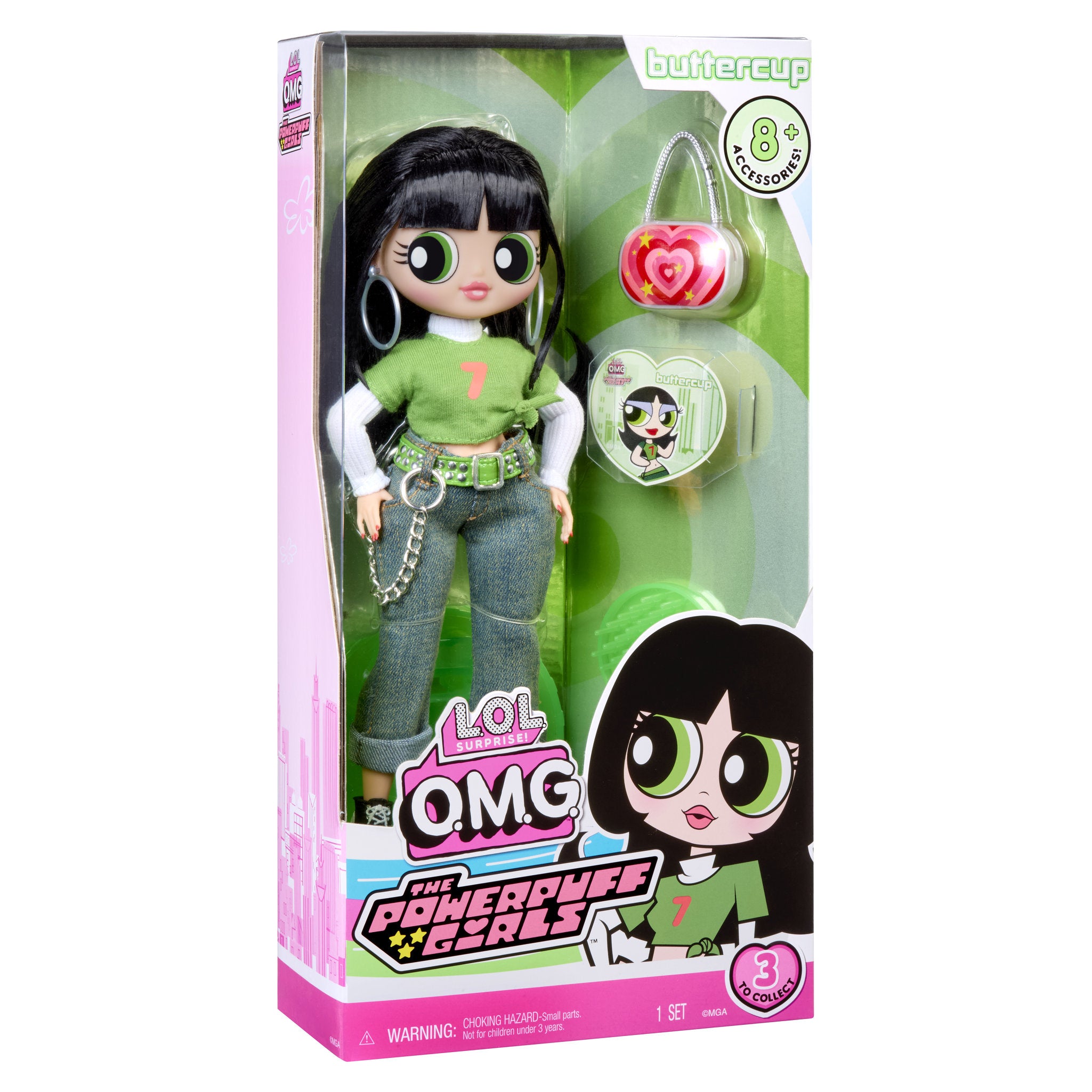 L.O.L Surprise OMG Powerpuff Doll - Buttercup