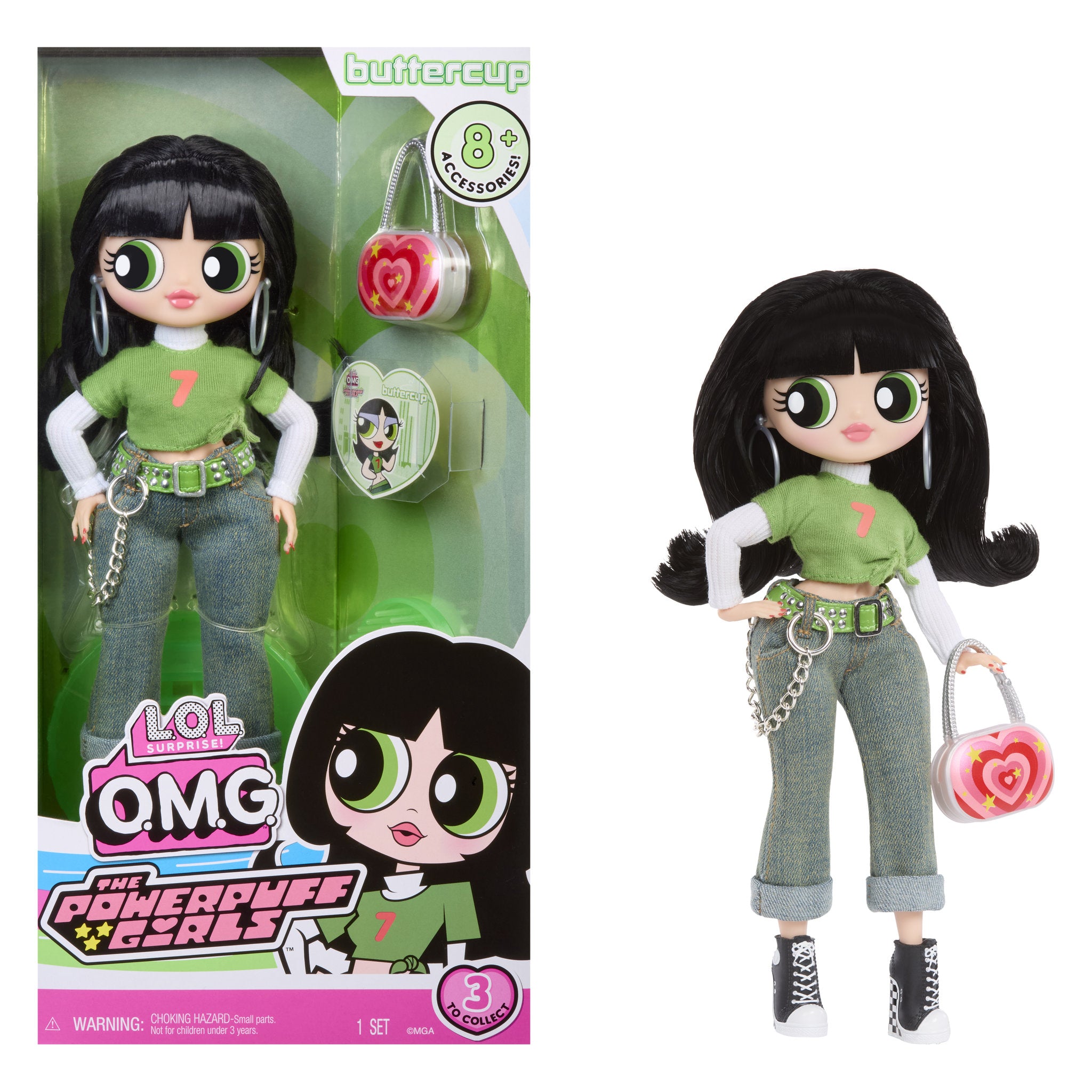 L.O.L Surprise OMG Powerpuff Doll - Buttercup