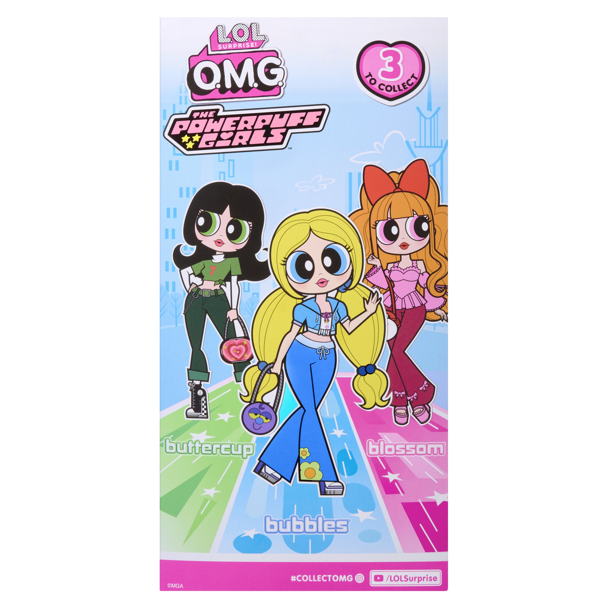 L.O.L Surprise OMG Powerpuff Doll - Bubbles