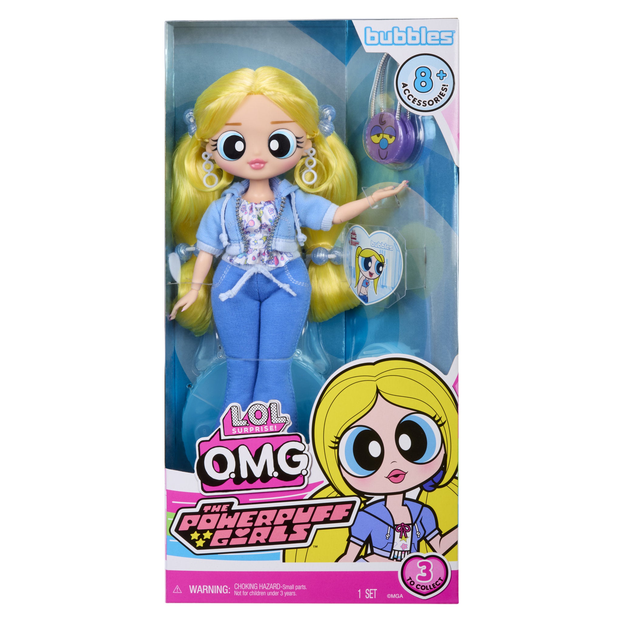 L.O.L Surprise OMG Powerpuff Doll - Bubbles