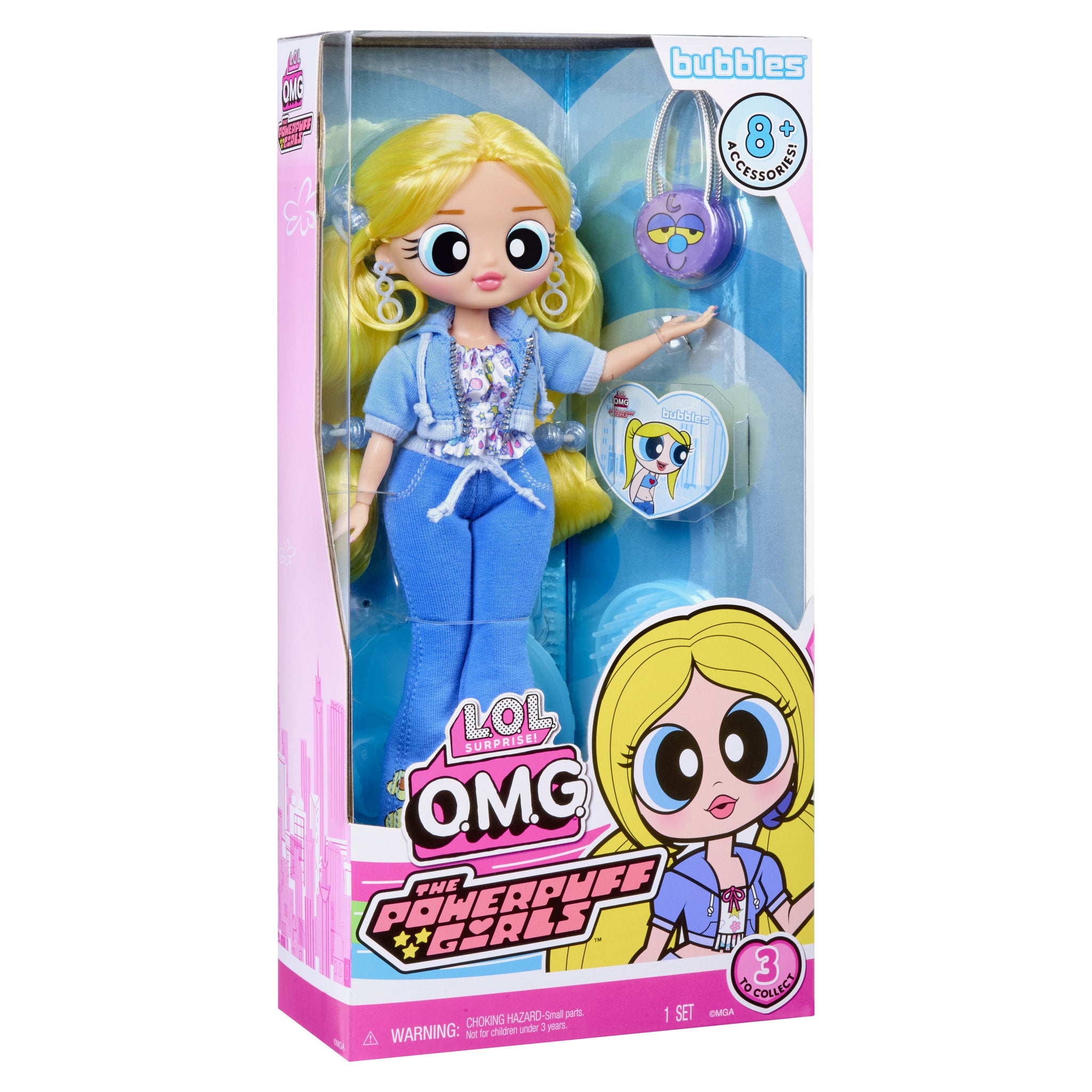 L.O.L Surprise OMG Powerpuff Doll - Bubbles