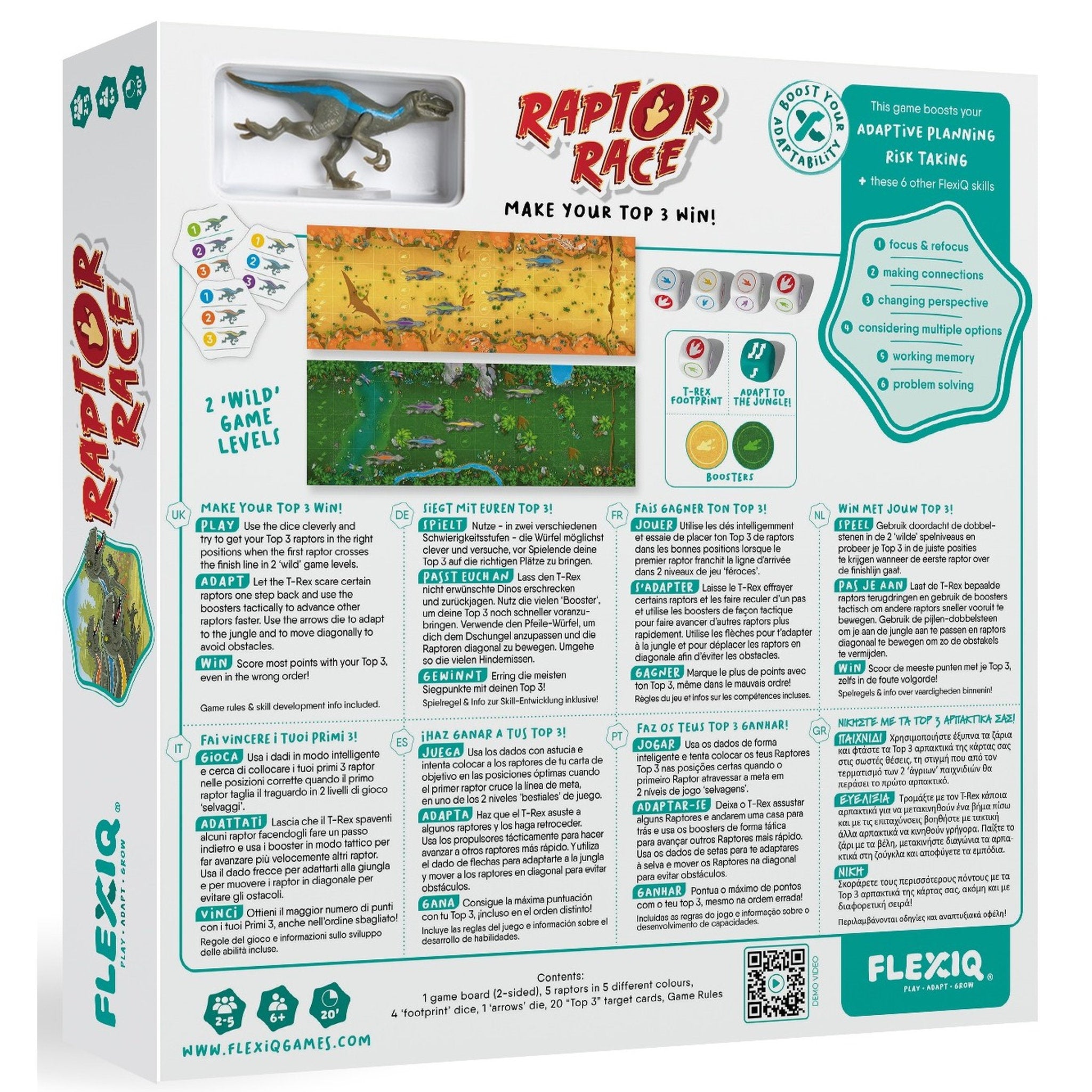 Raptor Race Board Game
