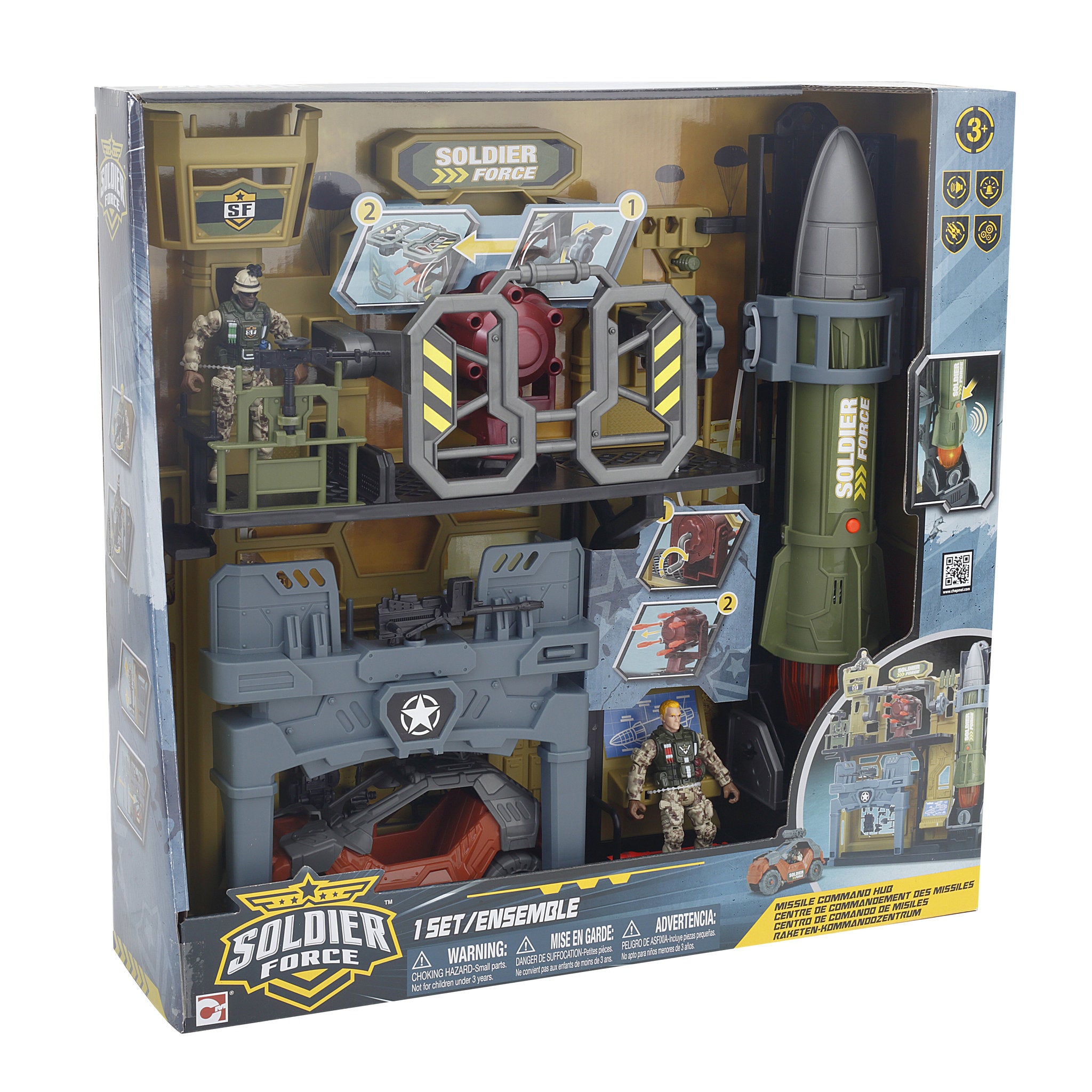 Soldier Force Missle Command Hub Playset