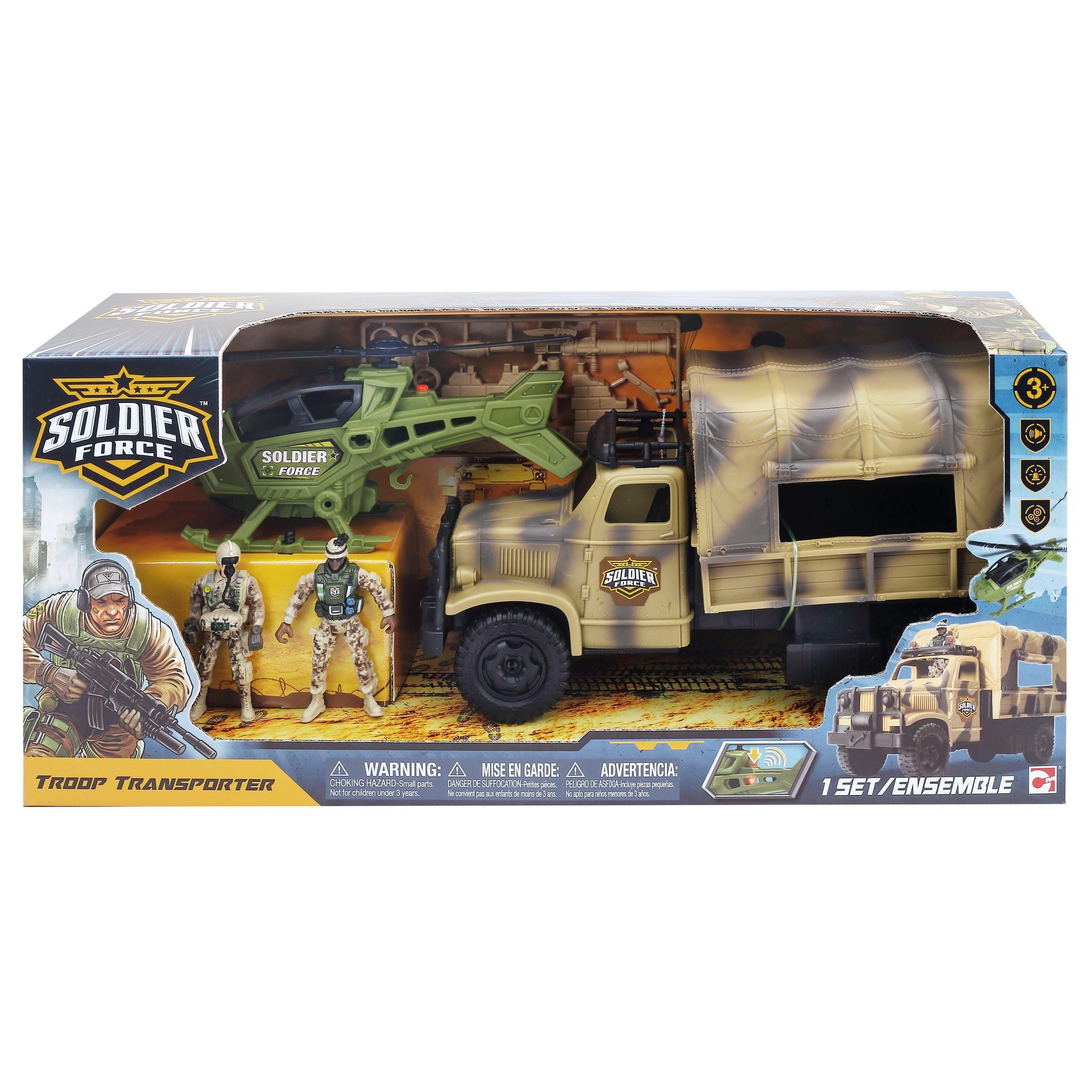 Soldier Force Troop Transporter Playset