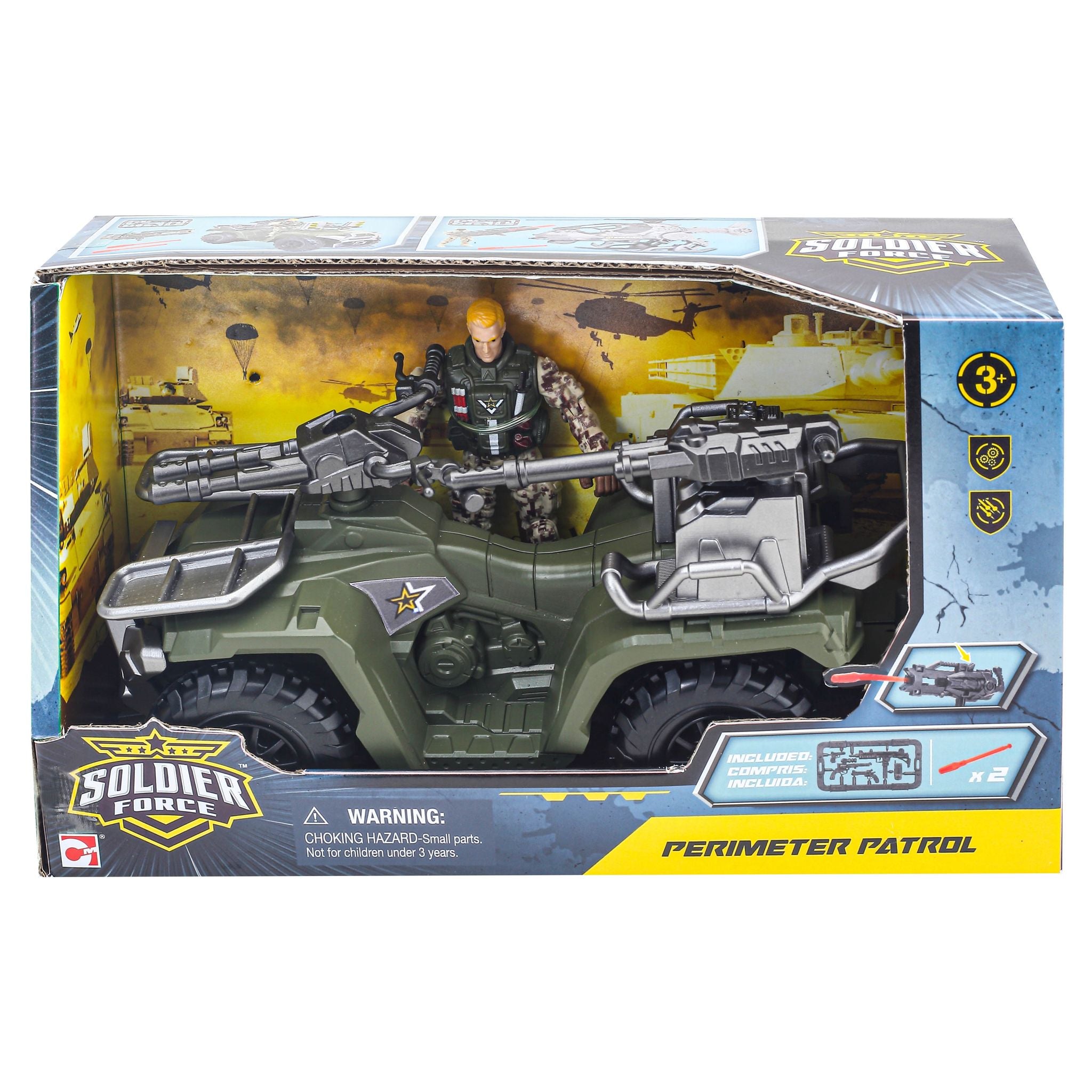 Soldier Force Perimeter Patrol Playset Assorted Styles
