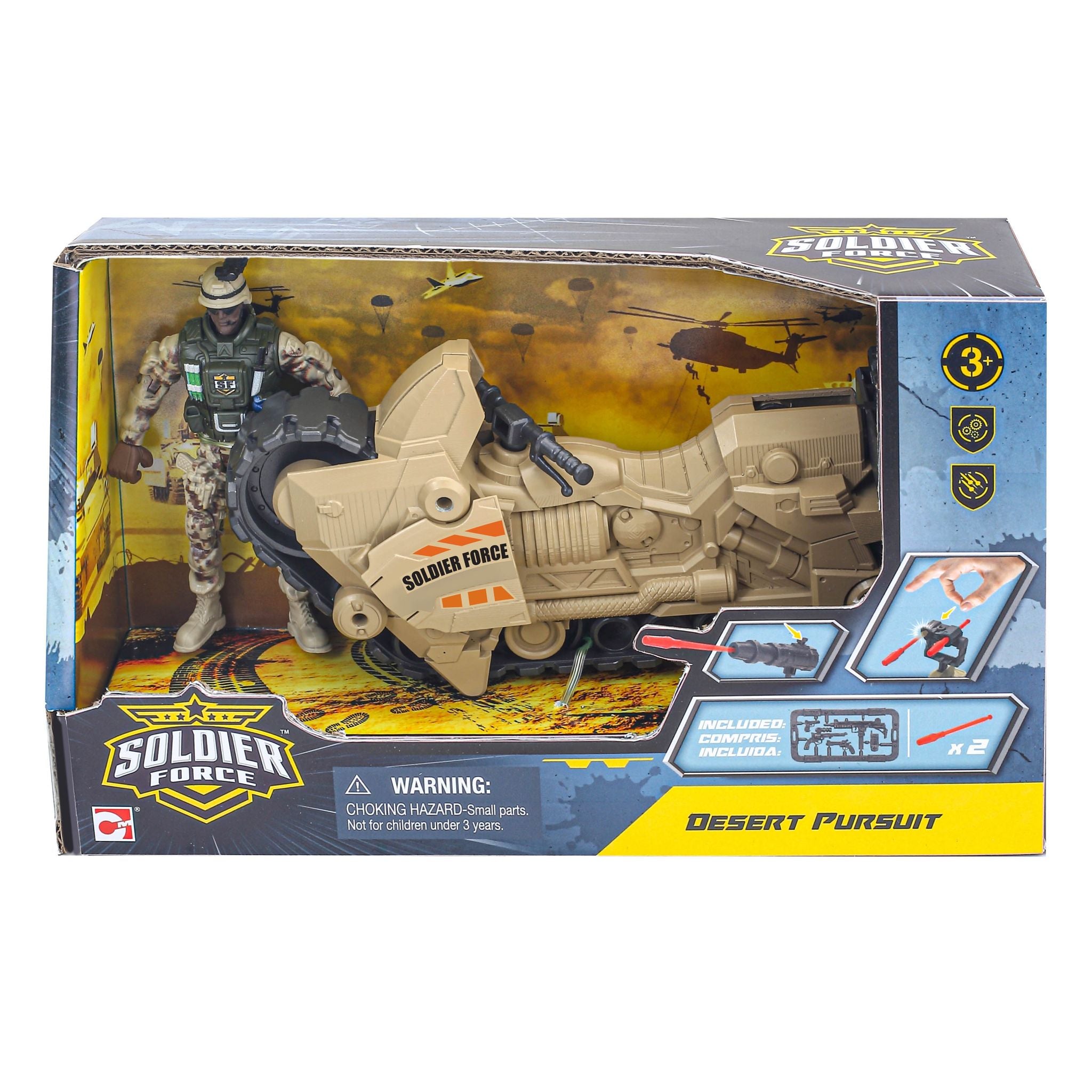 Soldier Force Desert Pursuit Playset Assorted Styles – Toyworld