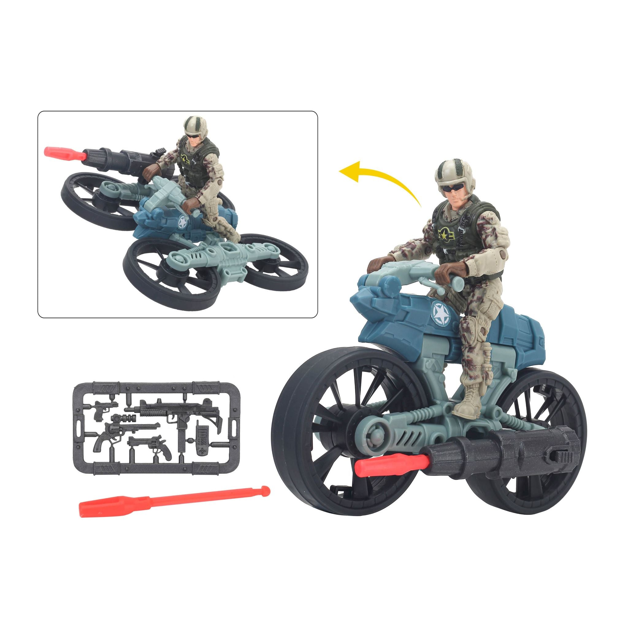 Soldier Force Transform Defence Tech Playset Assorted Styles