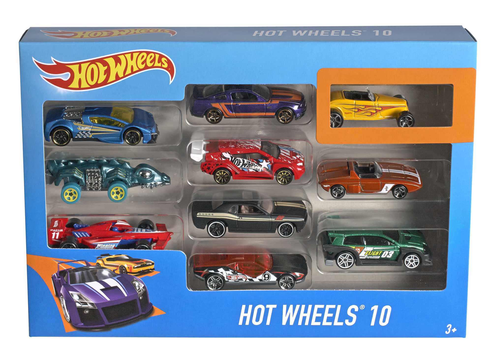 Hot Wheels 10 Car Pack Assorted Styles