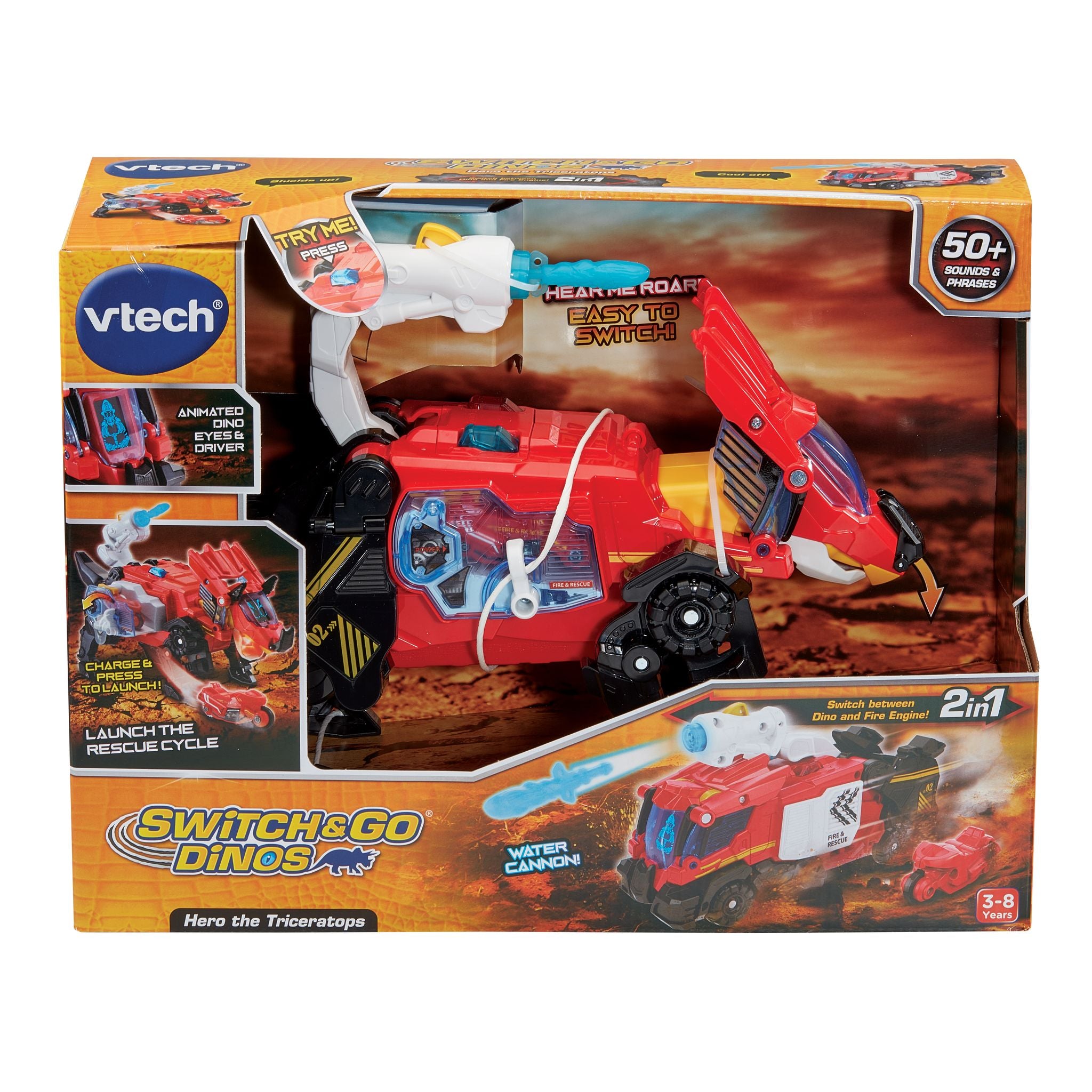 VTech Switch & Go Dinos Hero The Triceratops