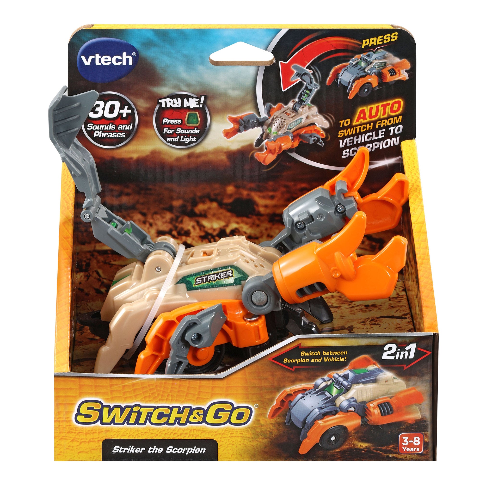 VTech Switch & Go 2in1 Striker the Scorpion