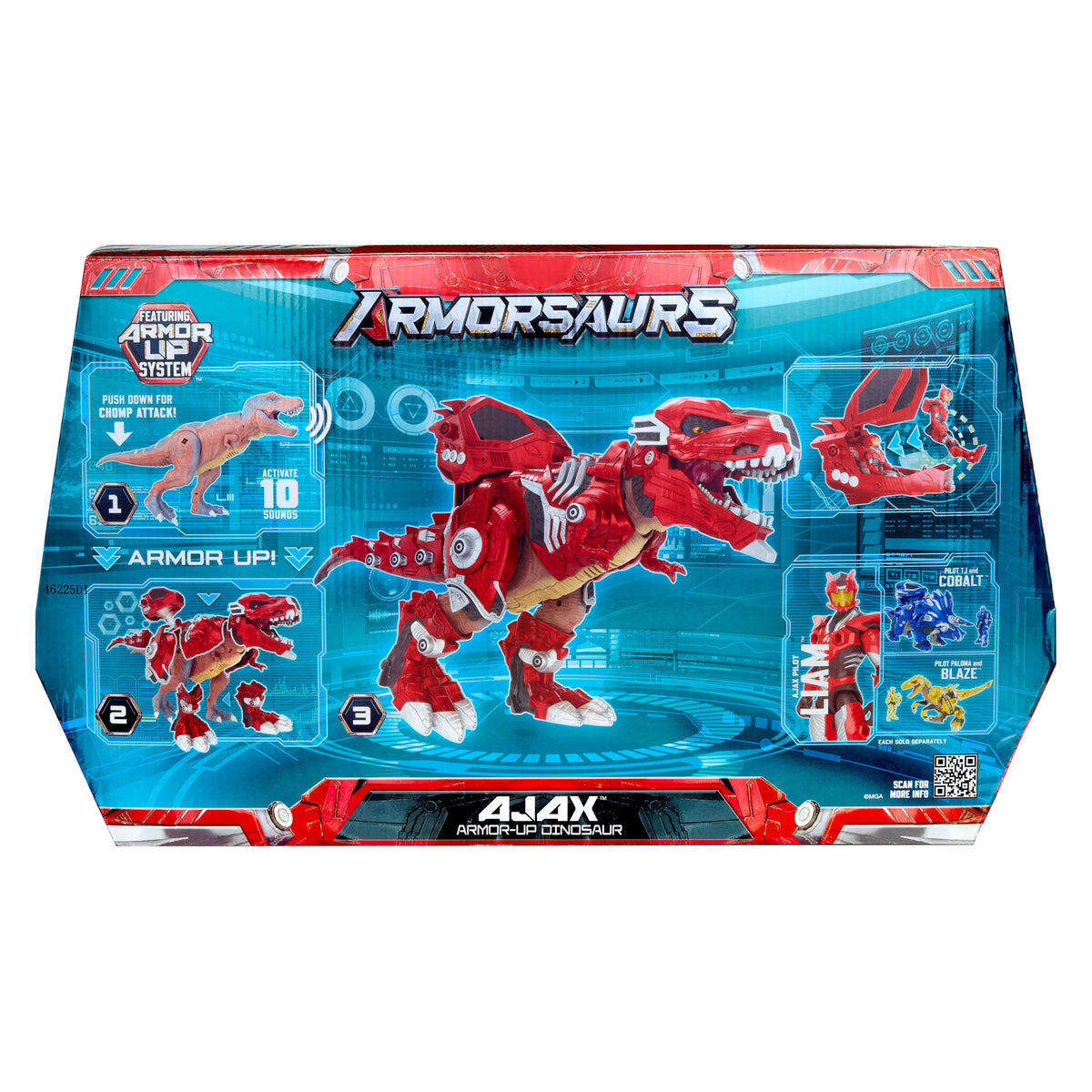 Armorsaurs Armor-Up Dinosaur Action Figure - T-Rex