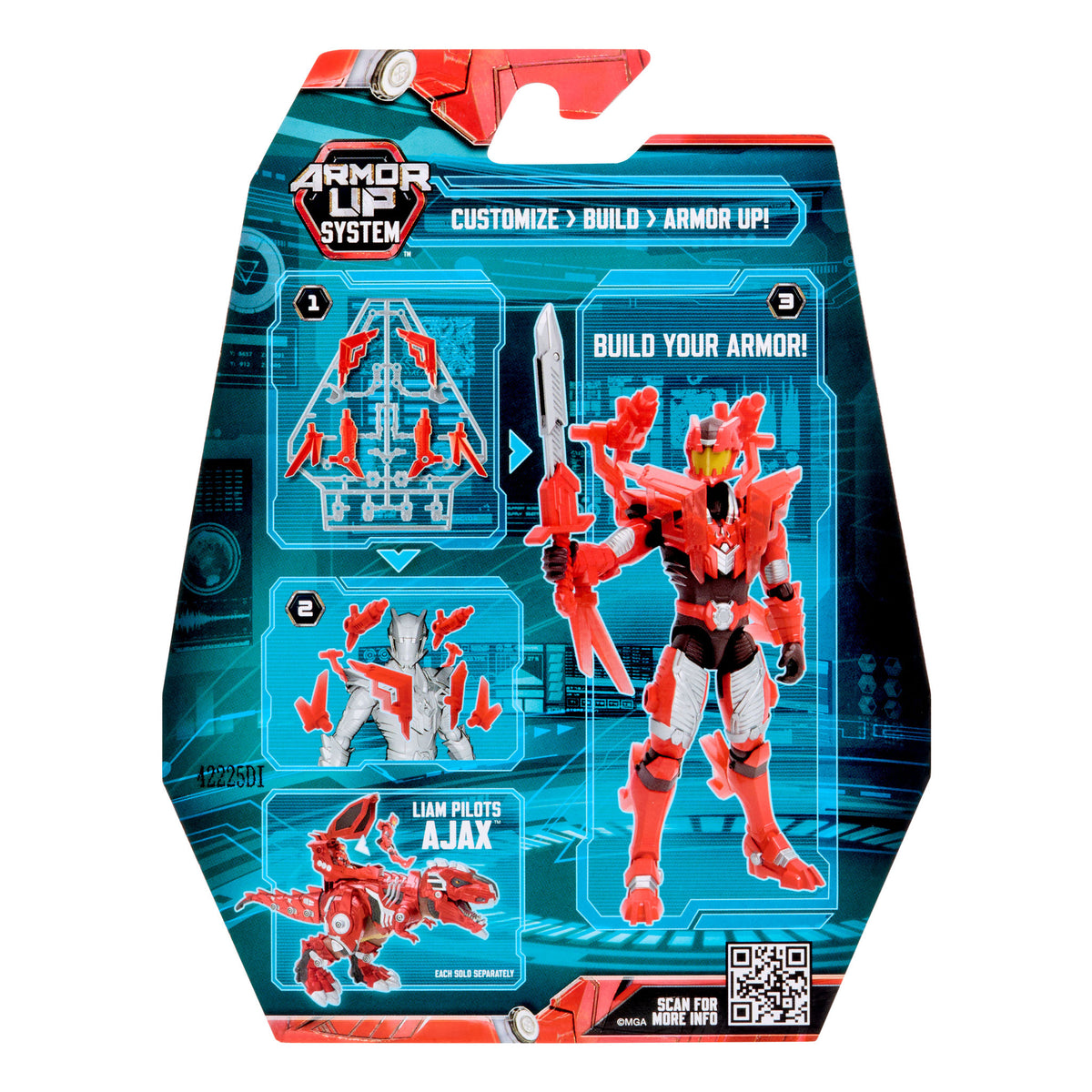 Armorsaurs Raptor Pilot 4 Inch Action Figure - T-Rex