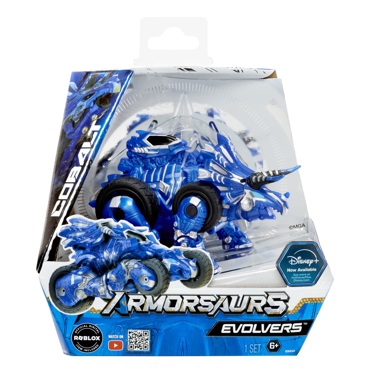 Armorsaurs Evolver Action Figure - Cobalt