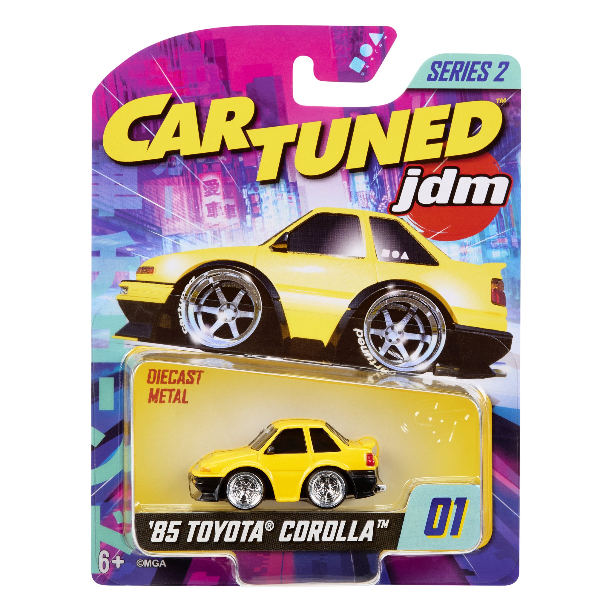 CarTuned jdm Die-Cast Series 2 - 1985 Toyota Corolla Coupe