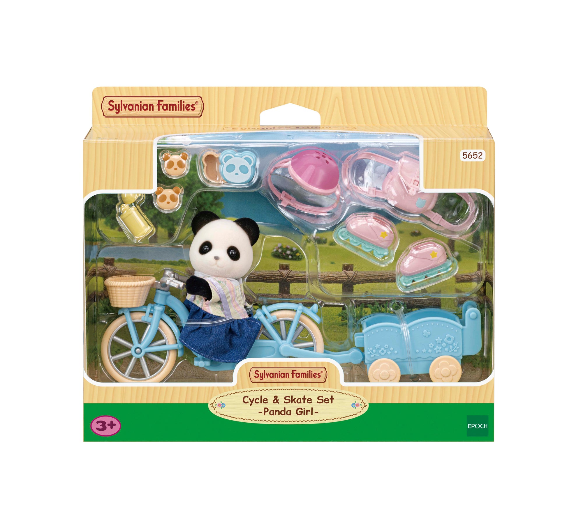 Sylvanian Families Cycle & Skate Accessories Set - Panda Girl - Toyworld Australia