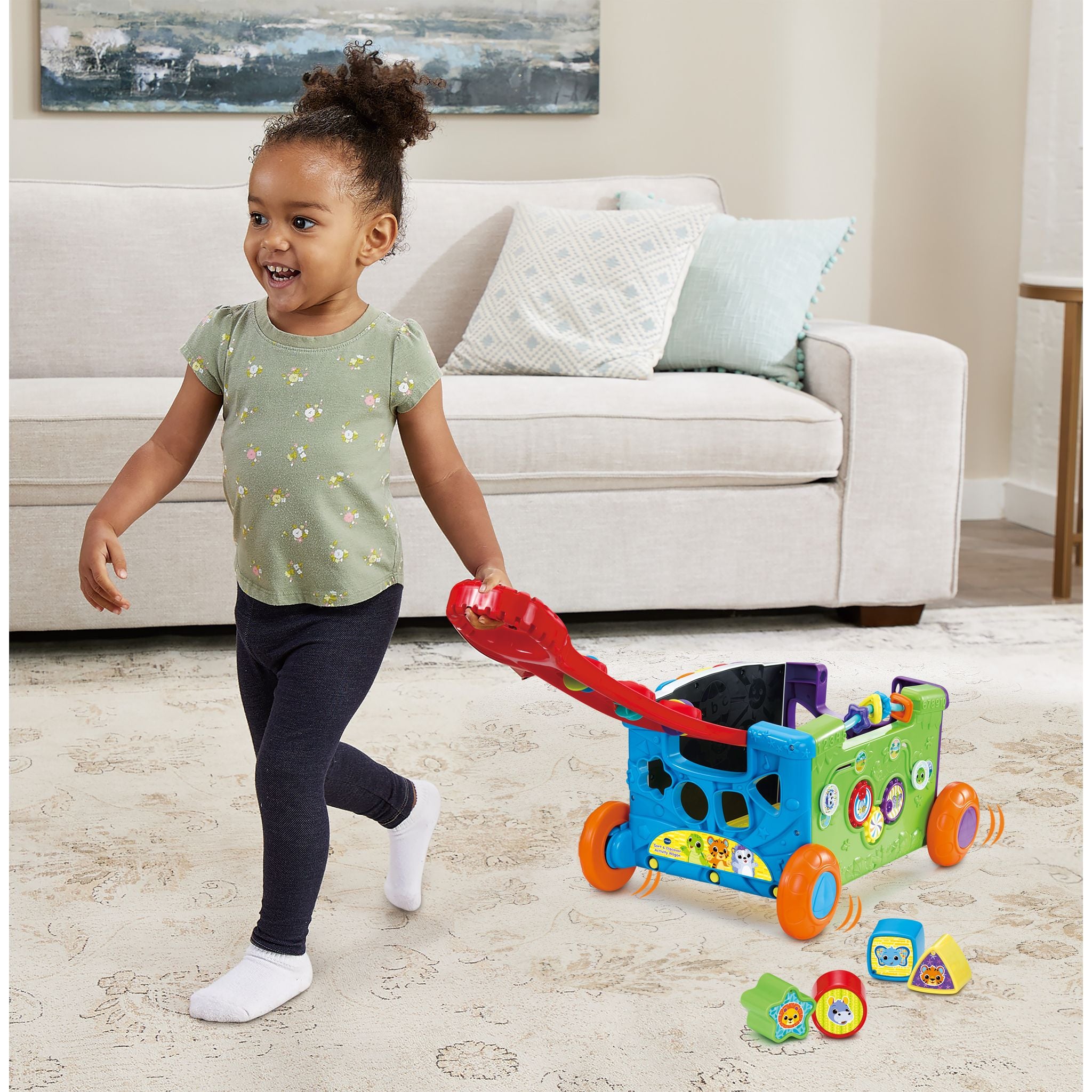 VTech Sort & Discover Activity Wagon Red