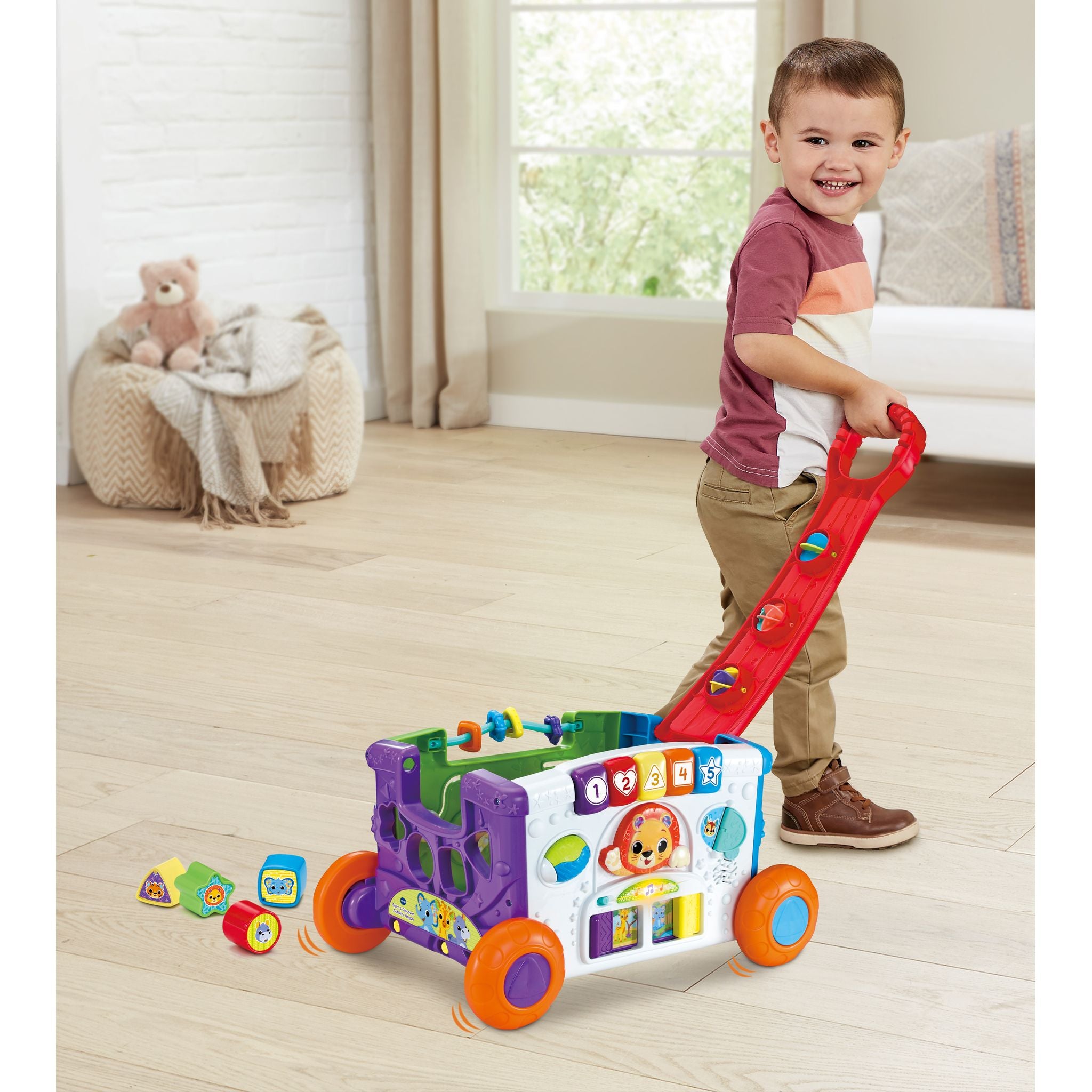 VTech Sort & Discover Activity Wagon Red