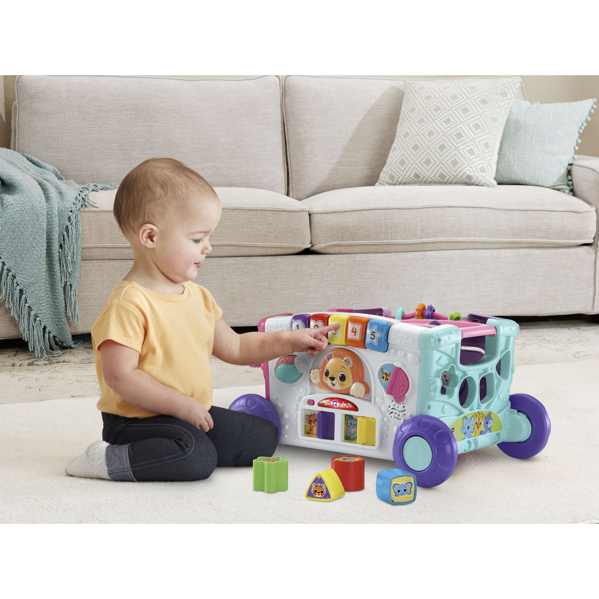 VTech Sort & Discover Activity Wagon Pink