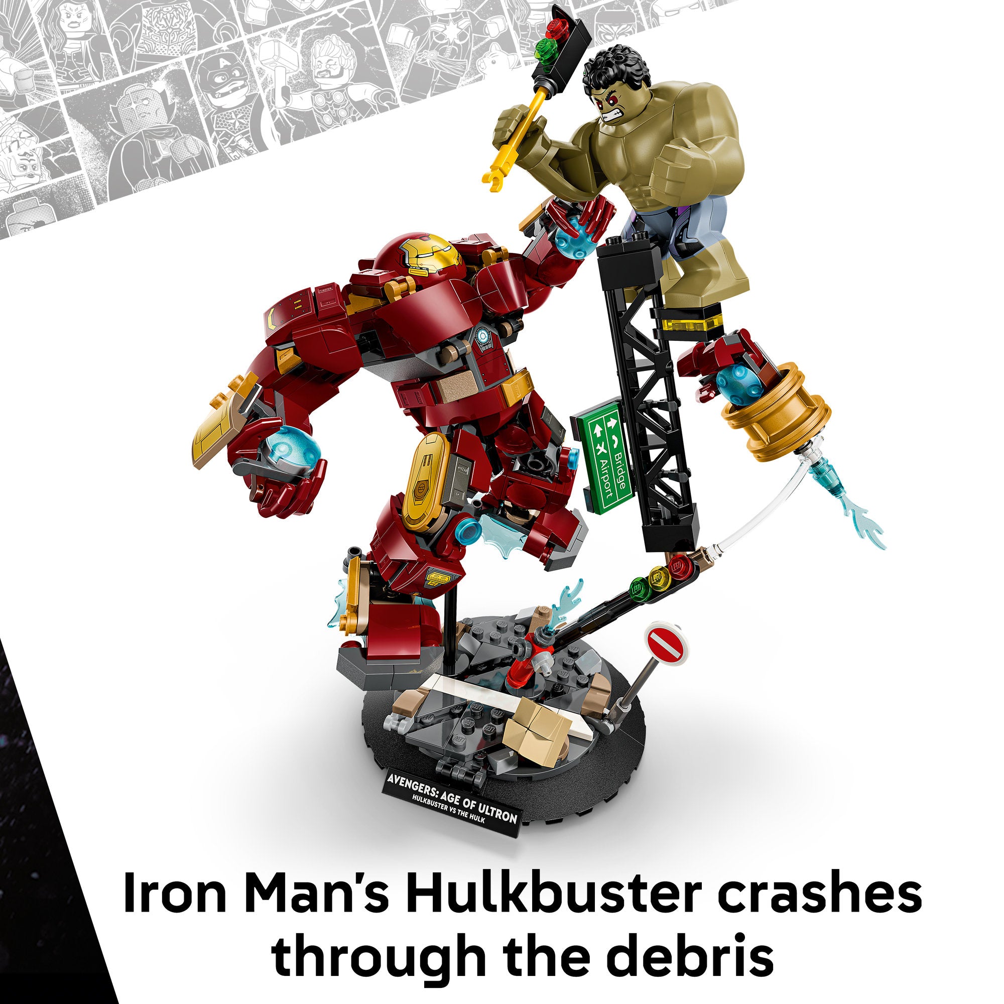 LEGO 76343 Marvel Super Heroes Epic Battle: Hulkbuster vs. The Hulk - Toyworld Australia