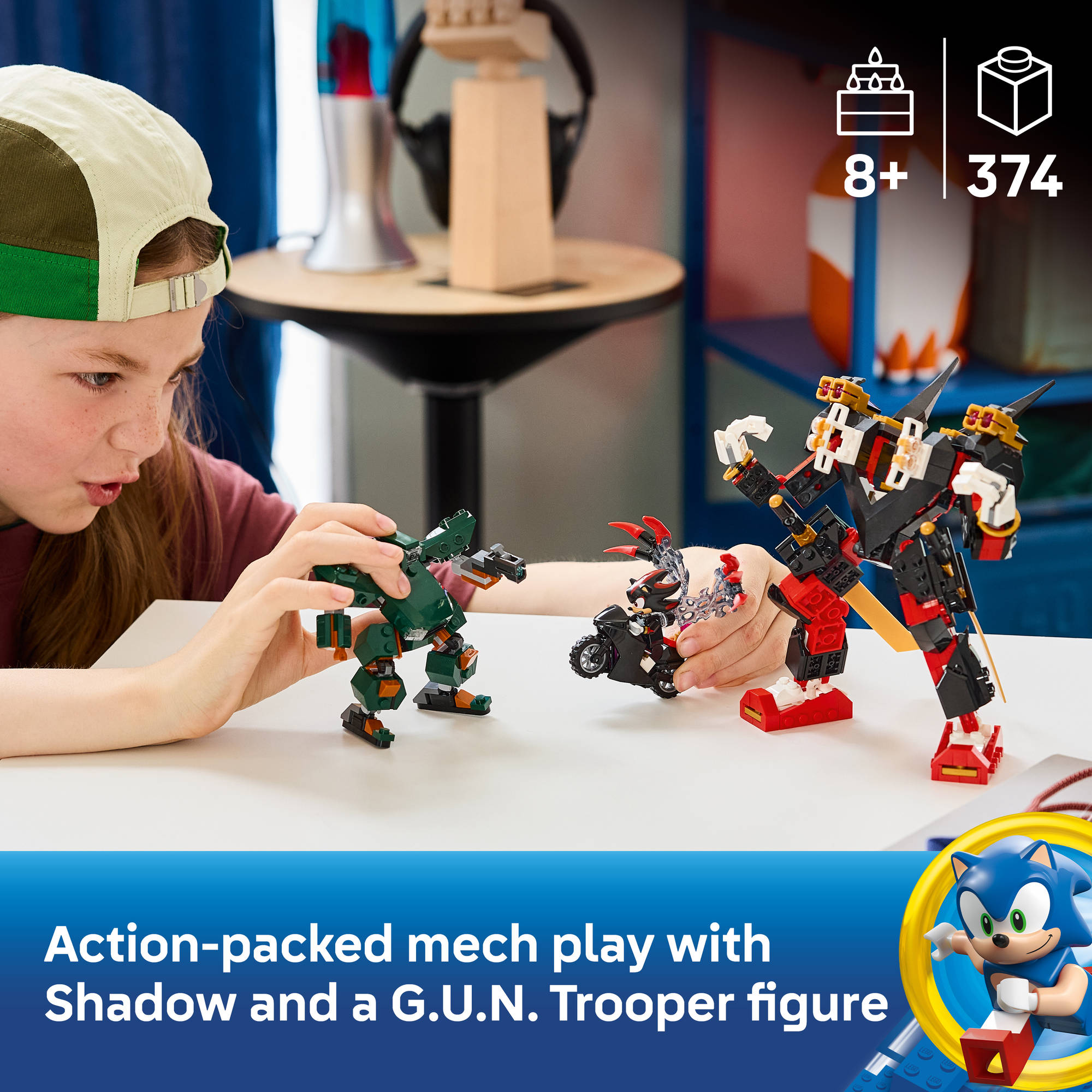 LEGO 77120 Sonic Shadow's Mech vs. G.U.N. Trooper