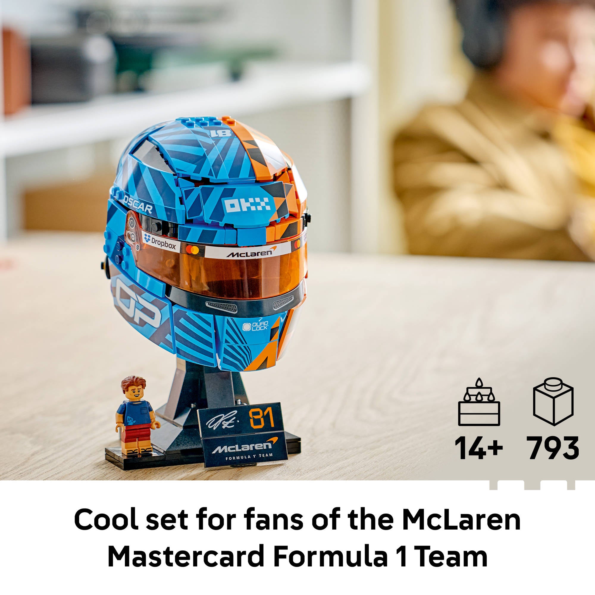LEGO 43017 Editions Formula 1 McLaren Mastercard F1 Team Oscar Piastri Helmet