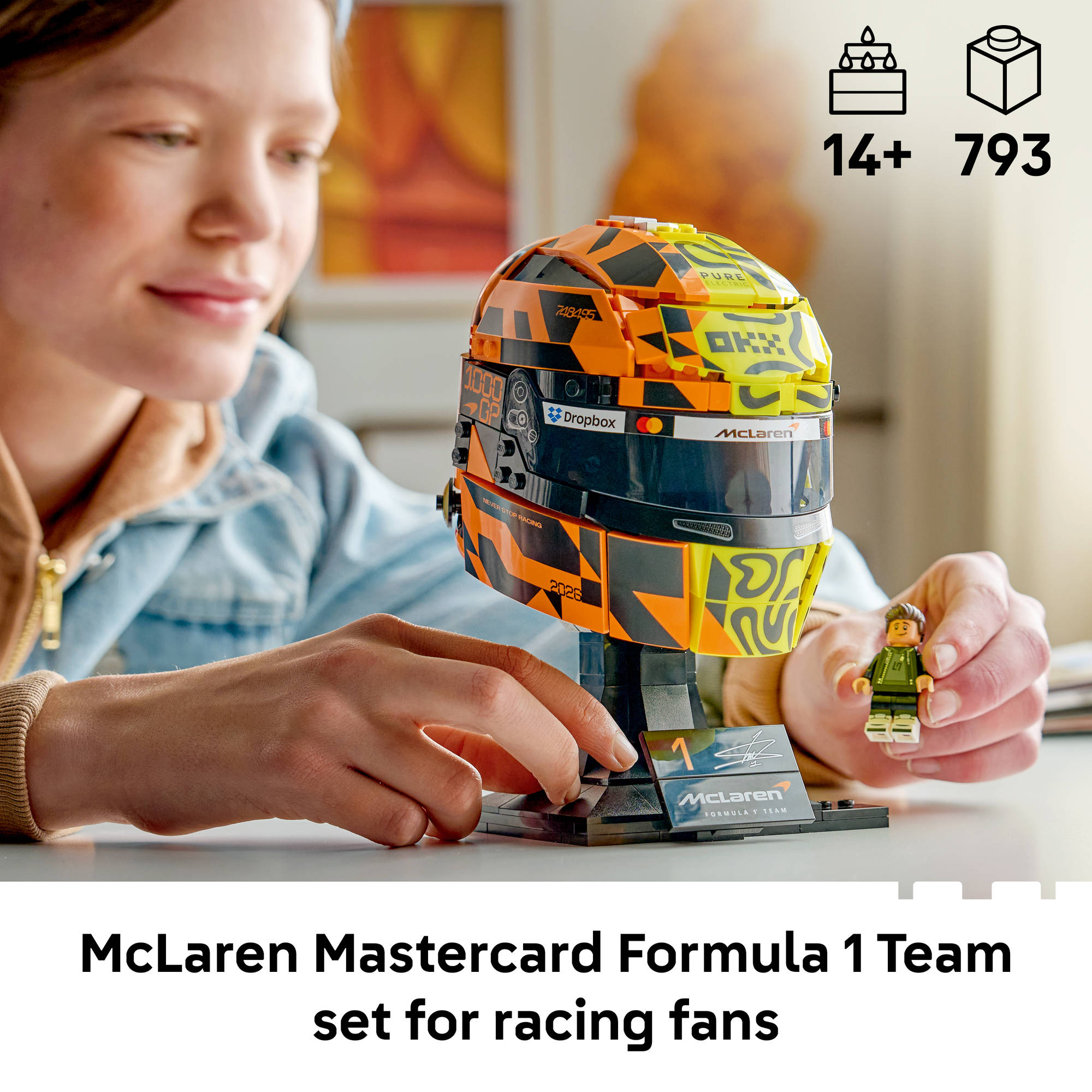 LEGO 43023 Editions Formula 1 McLaren Mastercard F1 Team Lando Norris Helmet