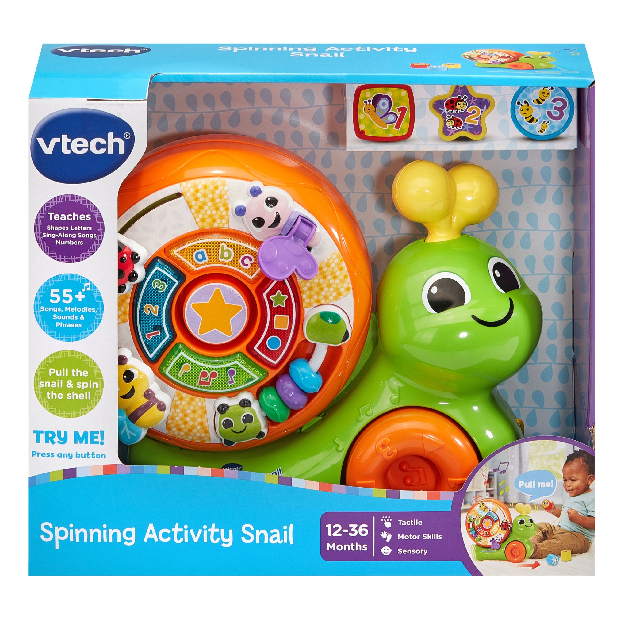 VTech Spinning Activity Snail – Toyworld Australia
