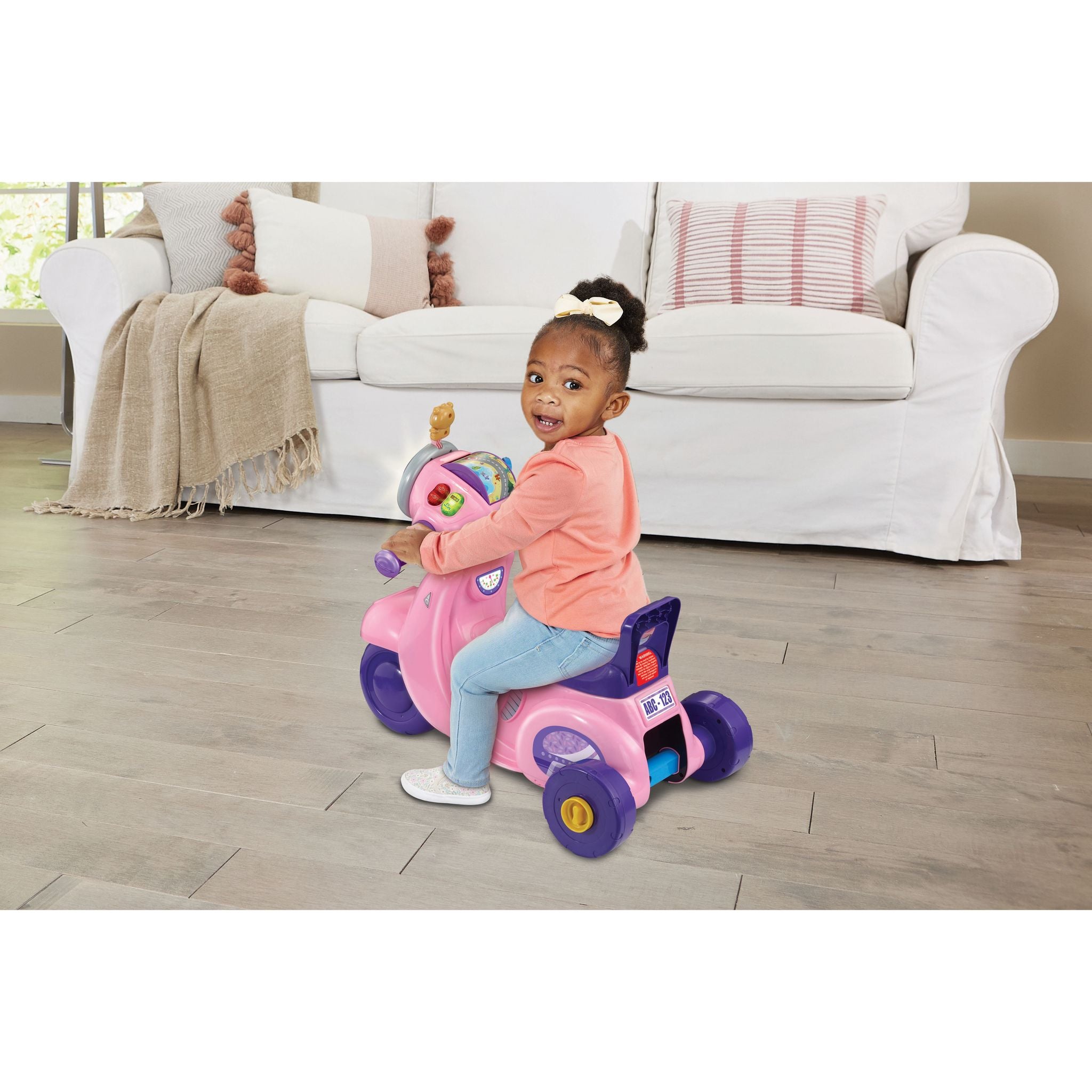 VTech 2-In-1 Ride & Balance Scooter - Pink