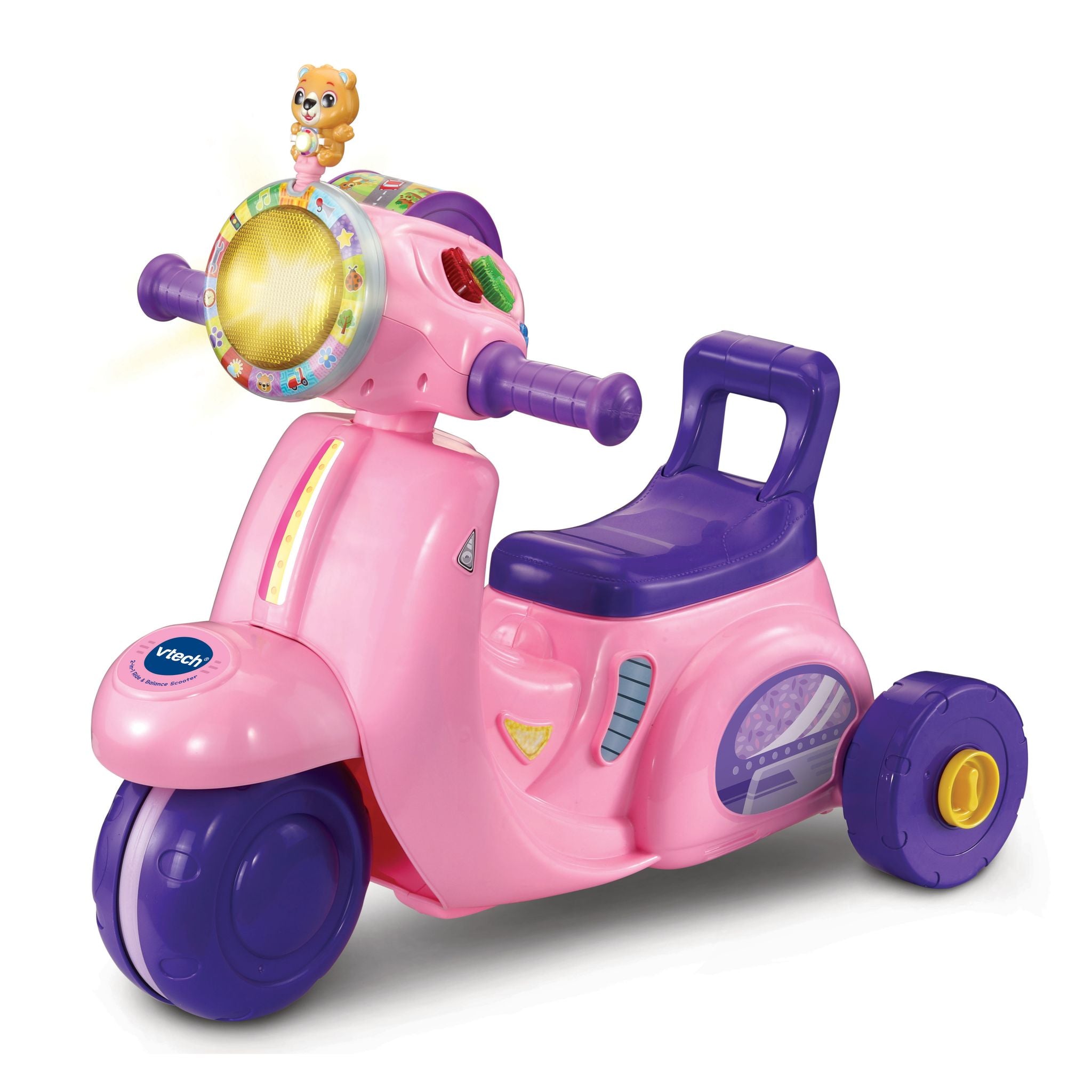 VTech 2-In-1 Ride & Balance Scooter - Pink
