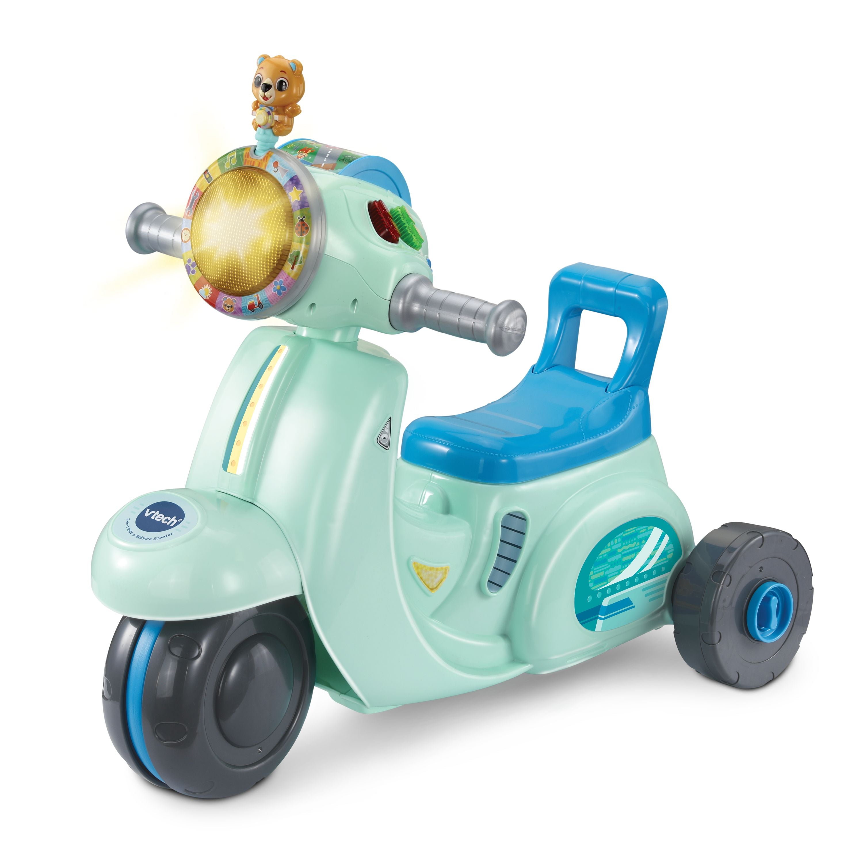 VTech 2-In-1 Ride & Balance Scooter - Blue