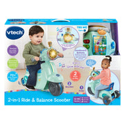 VTech 2-In-1 Ride & Balance Scooter - Blue