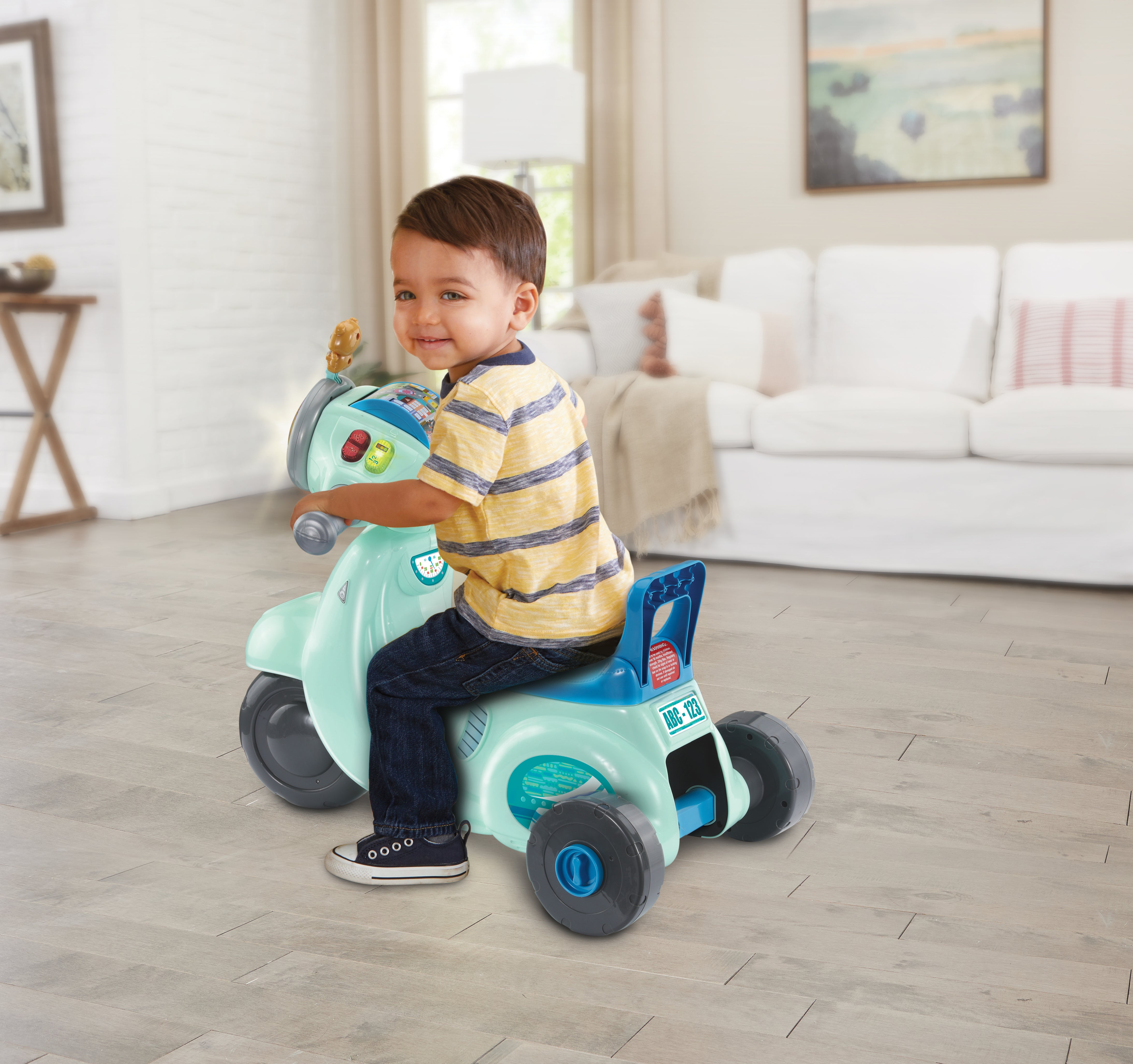 VTech 2-In-1 Ride & Balance Scooter - Blue