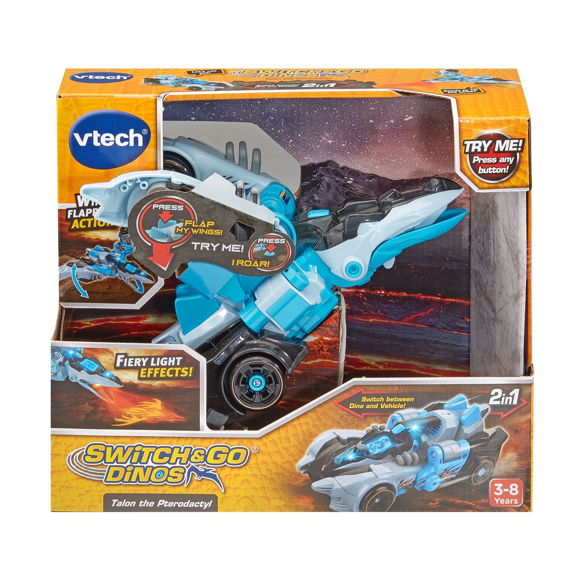 VTech Switch & Go Dinos Talon The Pterodactyl