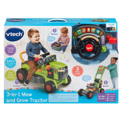 VTech 3-in-1 Mow & Grow Tractor - Green