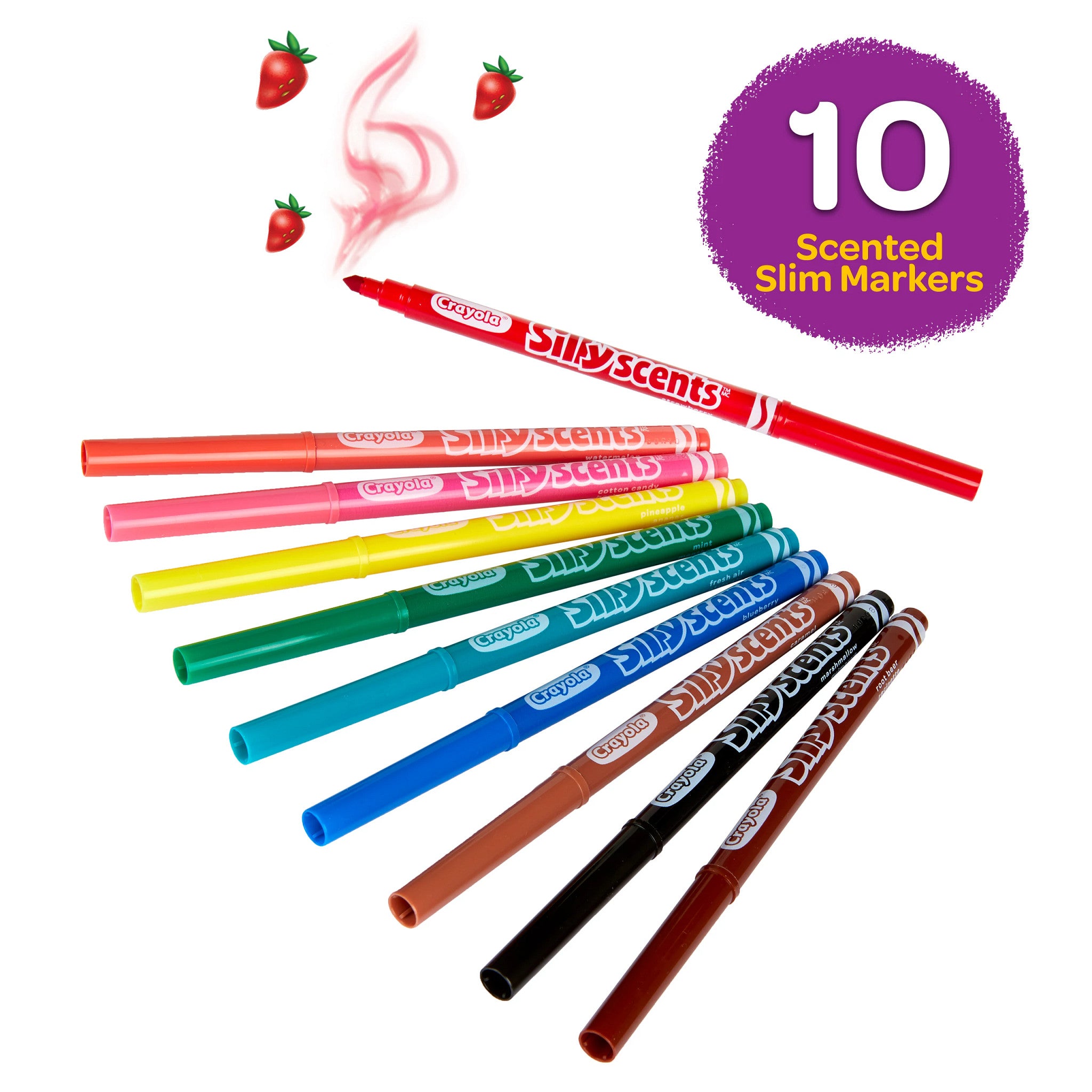 Crayola Silly Scents Slim Markers 10 Pack