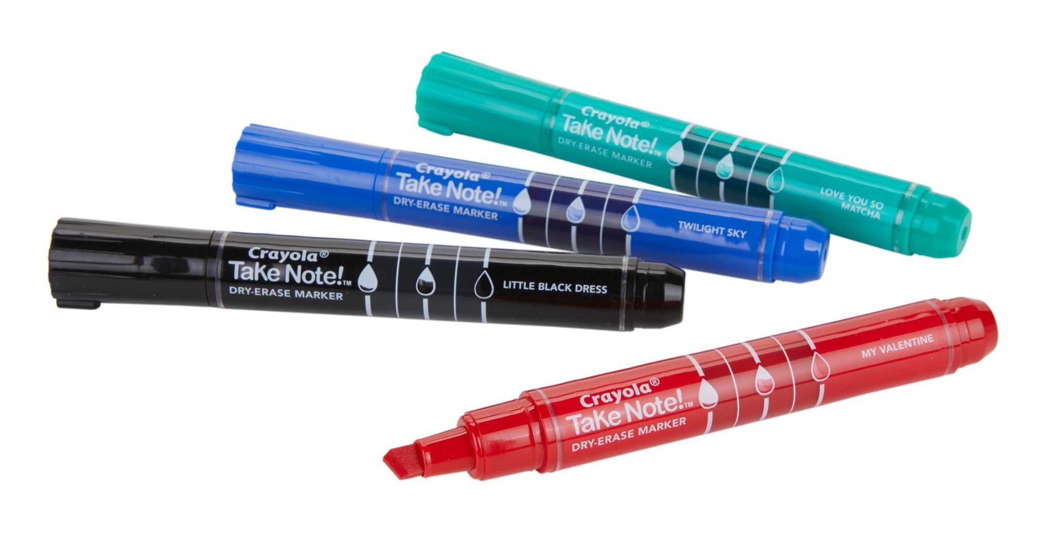Crayola Take Note! Chisel Tip Whiteboard Markers 4 Pack