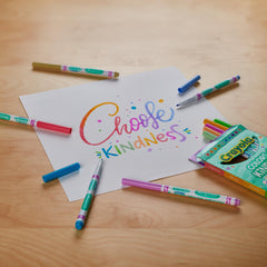 CRAYOLA COLORS OF KINDNESS FINELINE WASHABLE MARKERS 10 PACK
