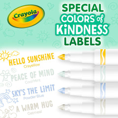 CRAYOLA COLORS OF KINDNESS FINELINE WASHABLE MARKERS 10 PACK