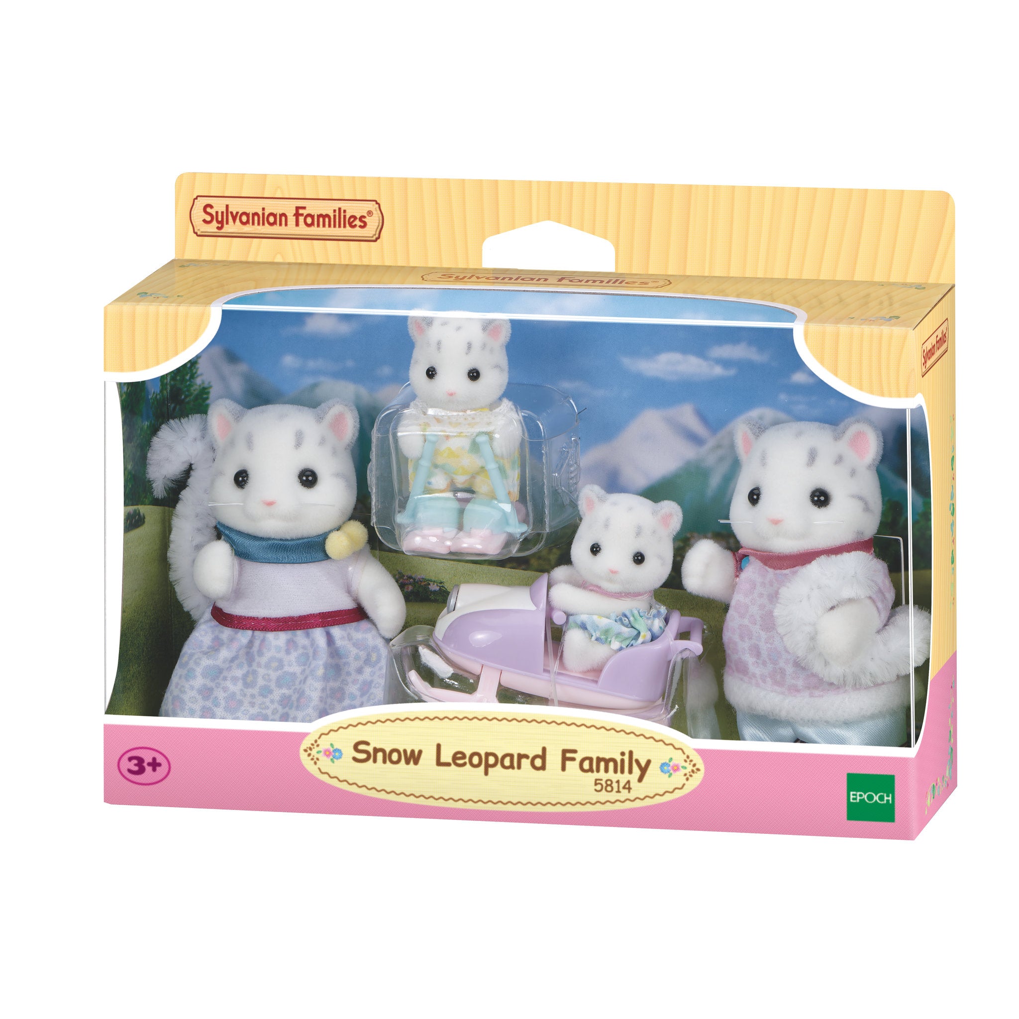 Sylvanian Families Snow Leopard Family