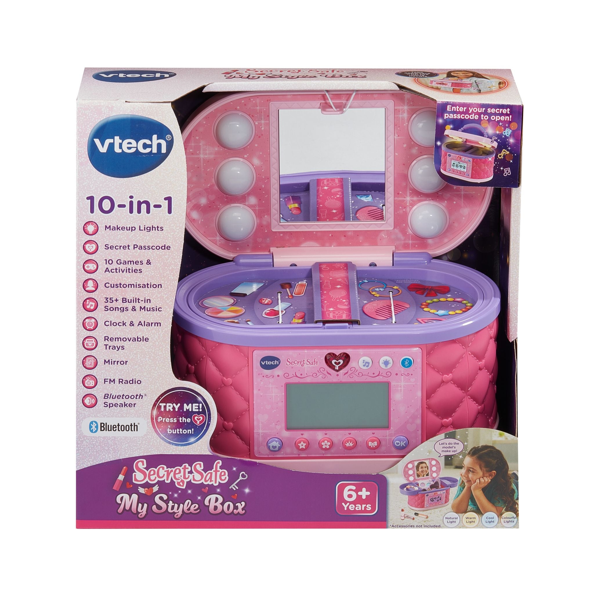 VTech 10 In 1 Secret Safe My Style Box – Toyworld Australia
