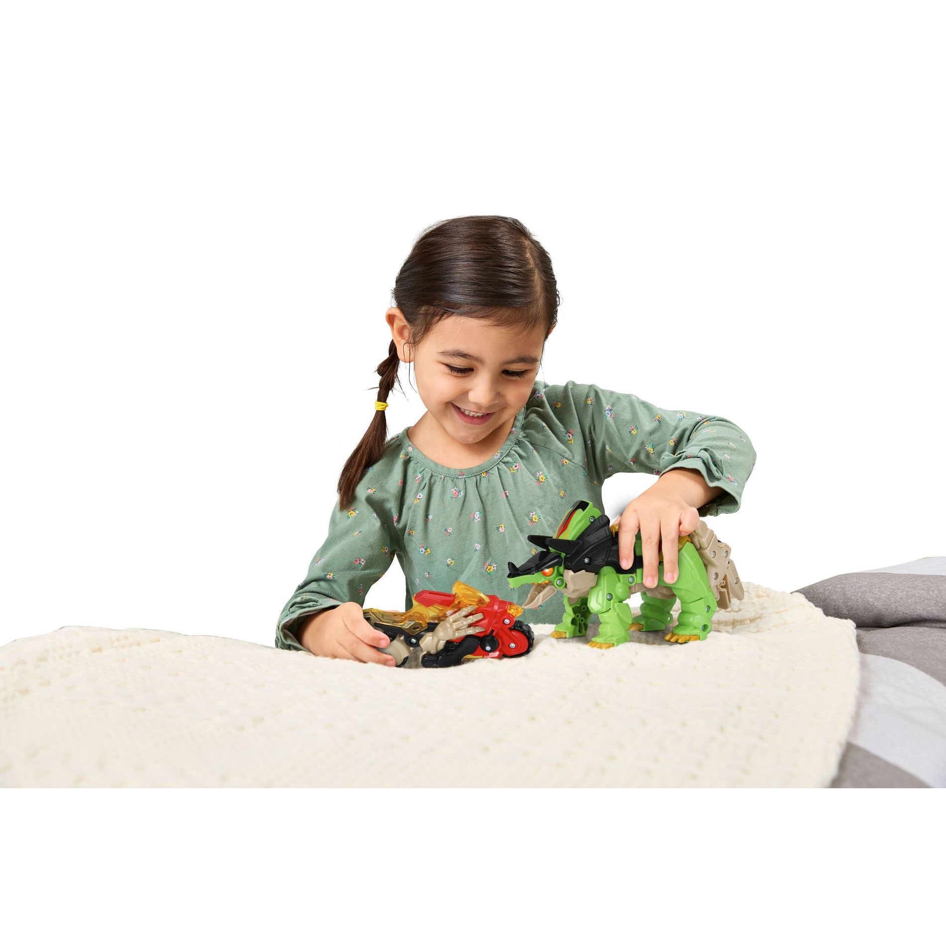 VTech Switch & Go Dinos Armoured Up Triceratops Spinosaurus