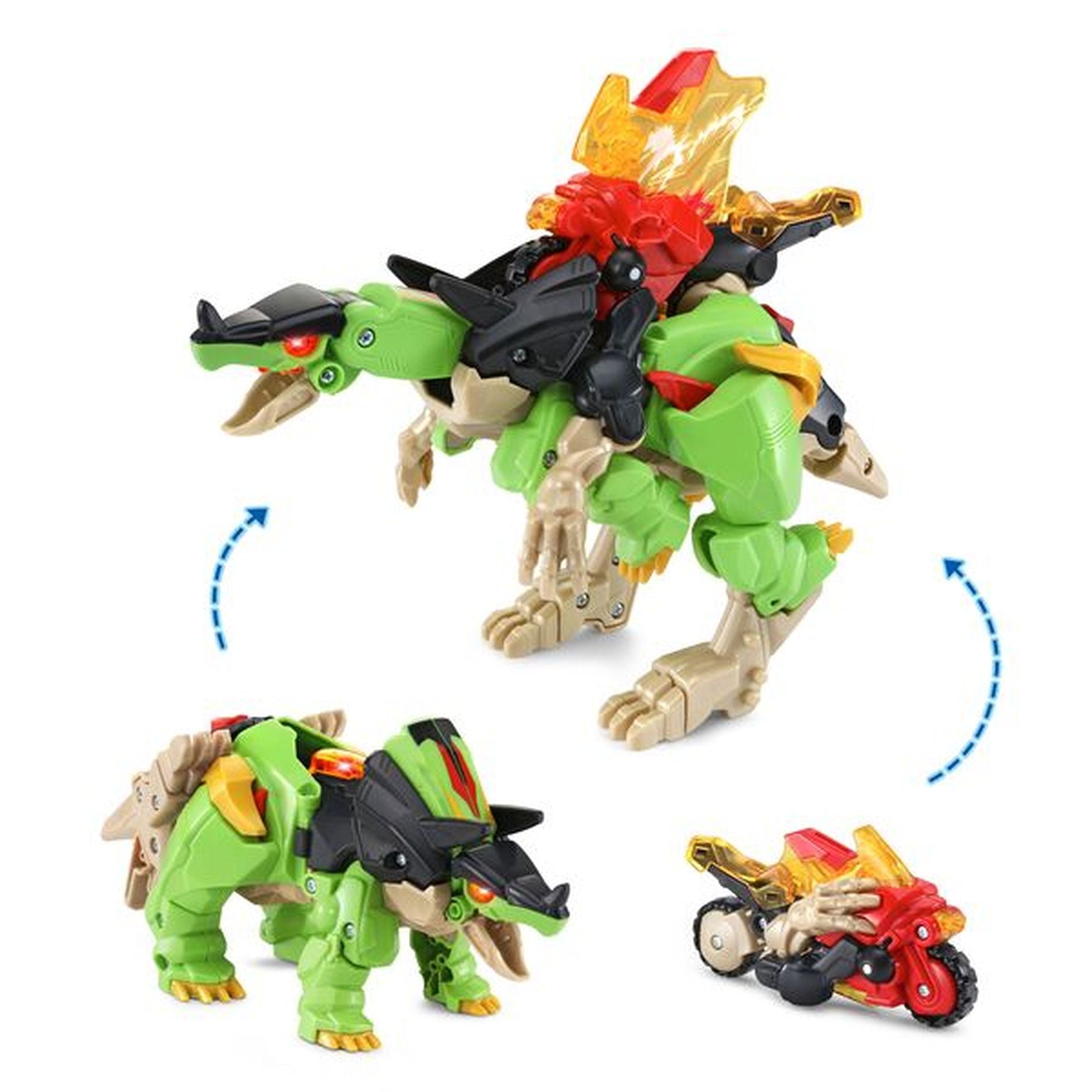 VTech Switch & Go Dinos Armoured Up Triceratops Spinosaurus