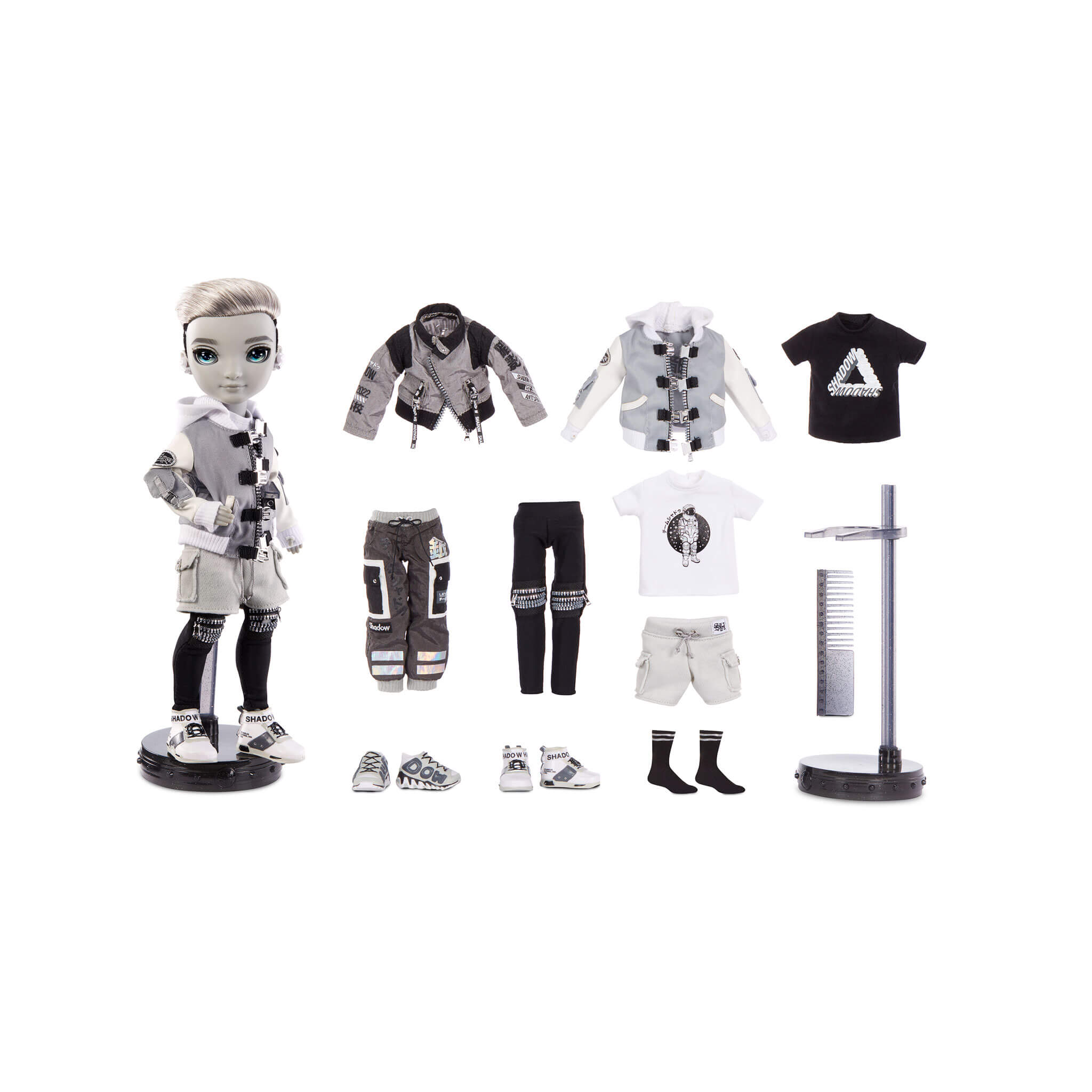 Rainbow High Shadow High Fashion Doll - Ash Silverstone