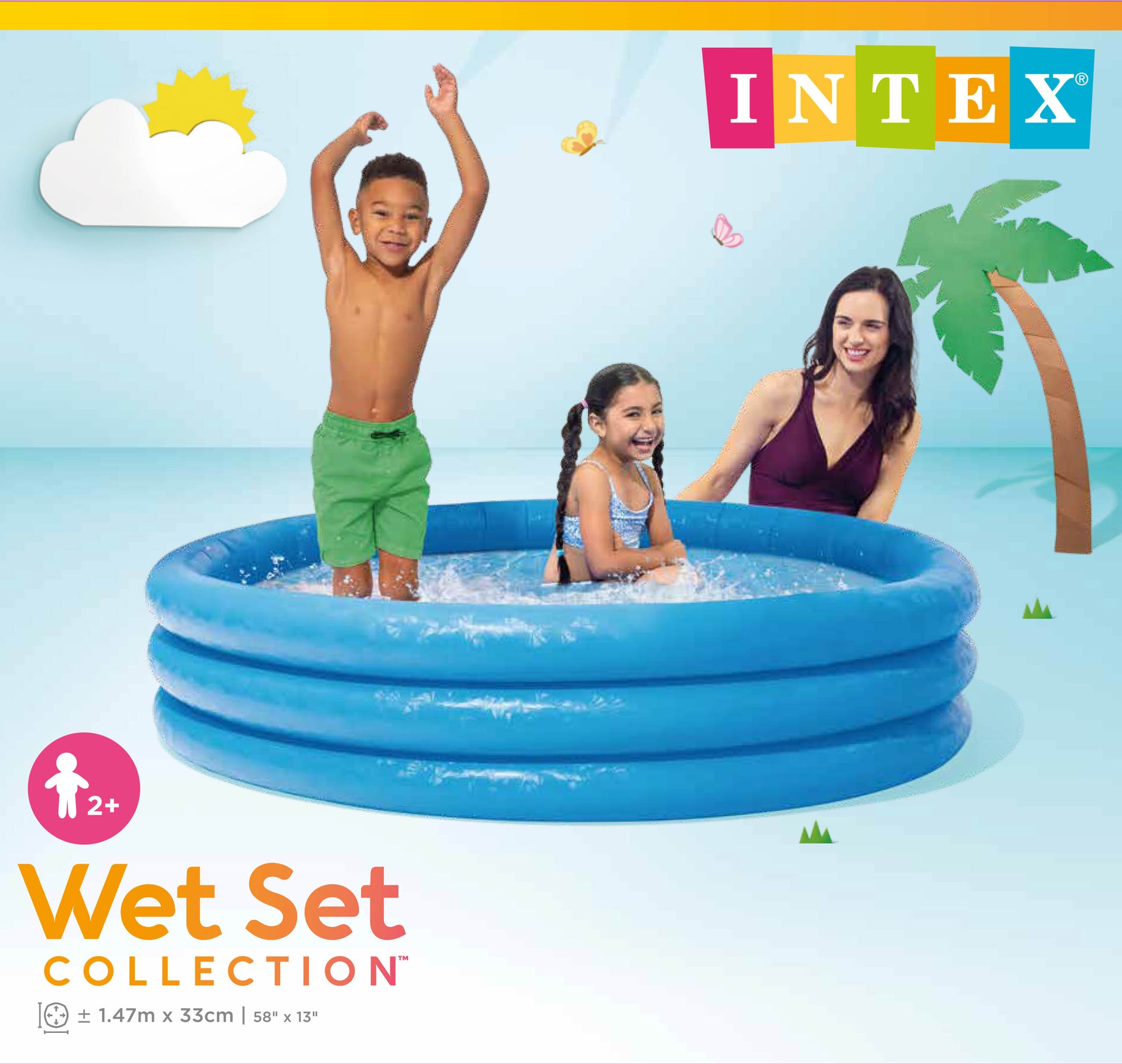 Intex Crystal Blue Pool - Toyworld Australia