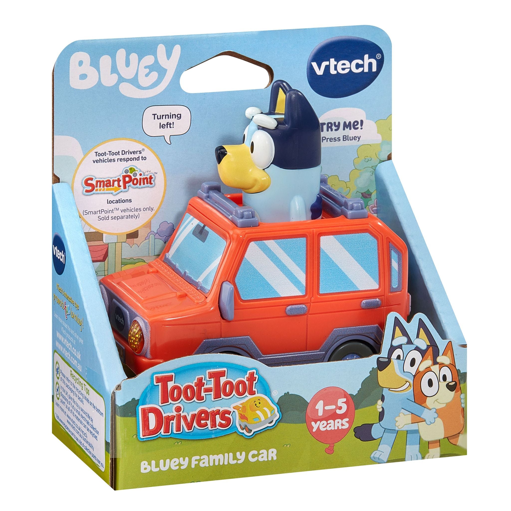 VTech Bluey Toot-Toot Drivers Bluey Family Car