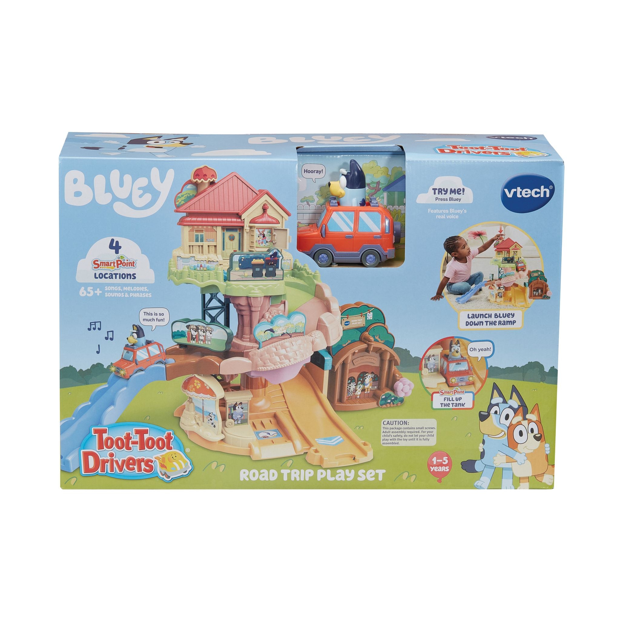 VTech Bluey Toot-Toot Drivers Road Trip Playset