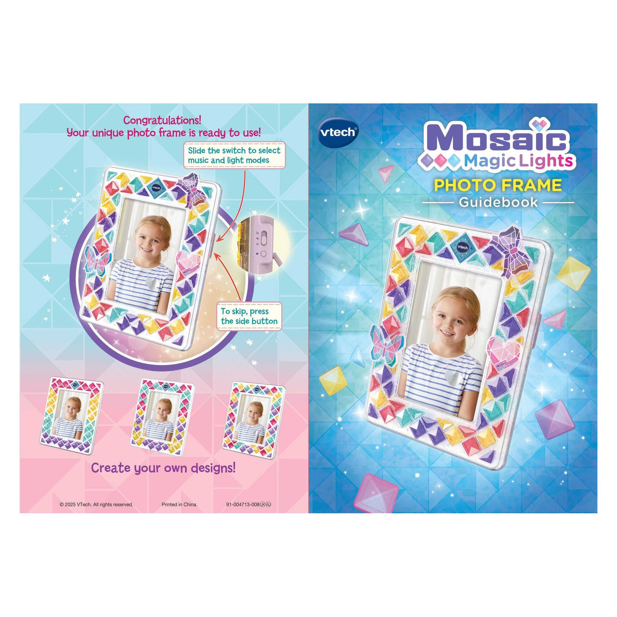 VTech Mosaic Magic Lights DIY Light Up Photo Frame