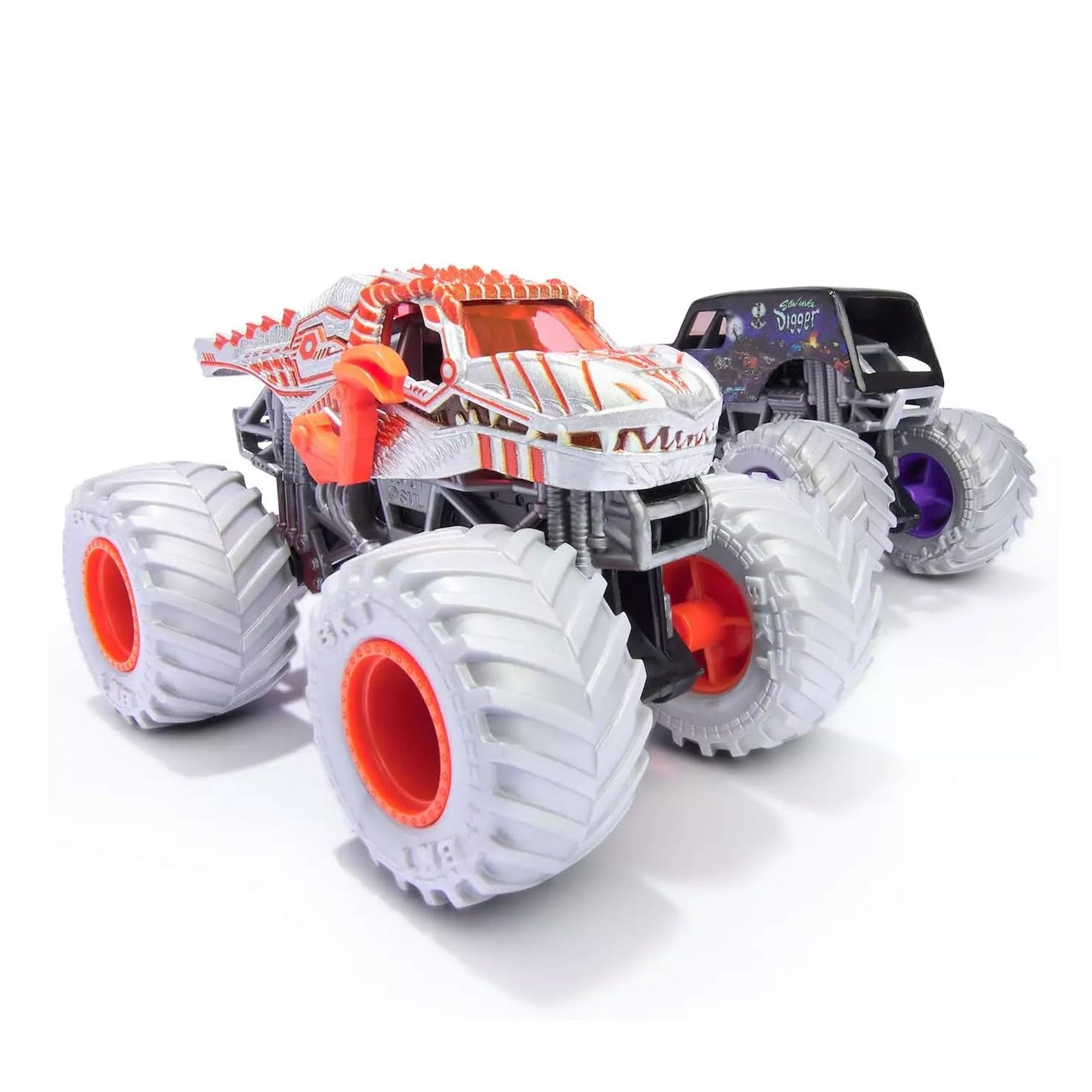 Monster Jam 1:64 Die-Cast 2 Pack Son-Uva Digger vs ThunderRoarus