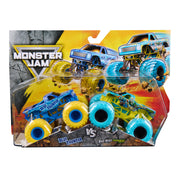 Monster Jam 1:64 Die-Cast Series 33 Blue Thunder Vs Bad News Travels Fast 2 Pack